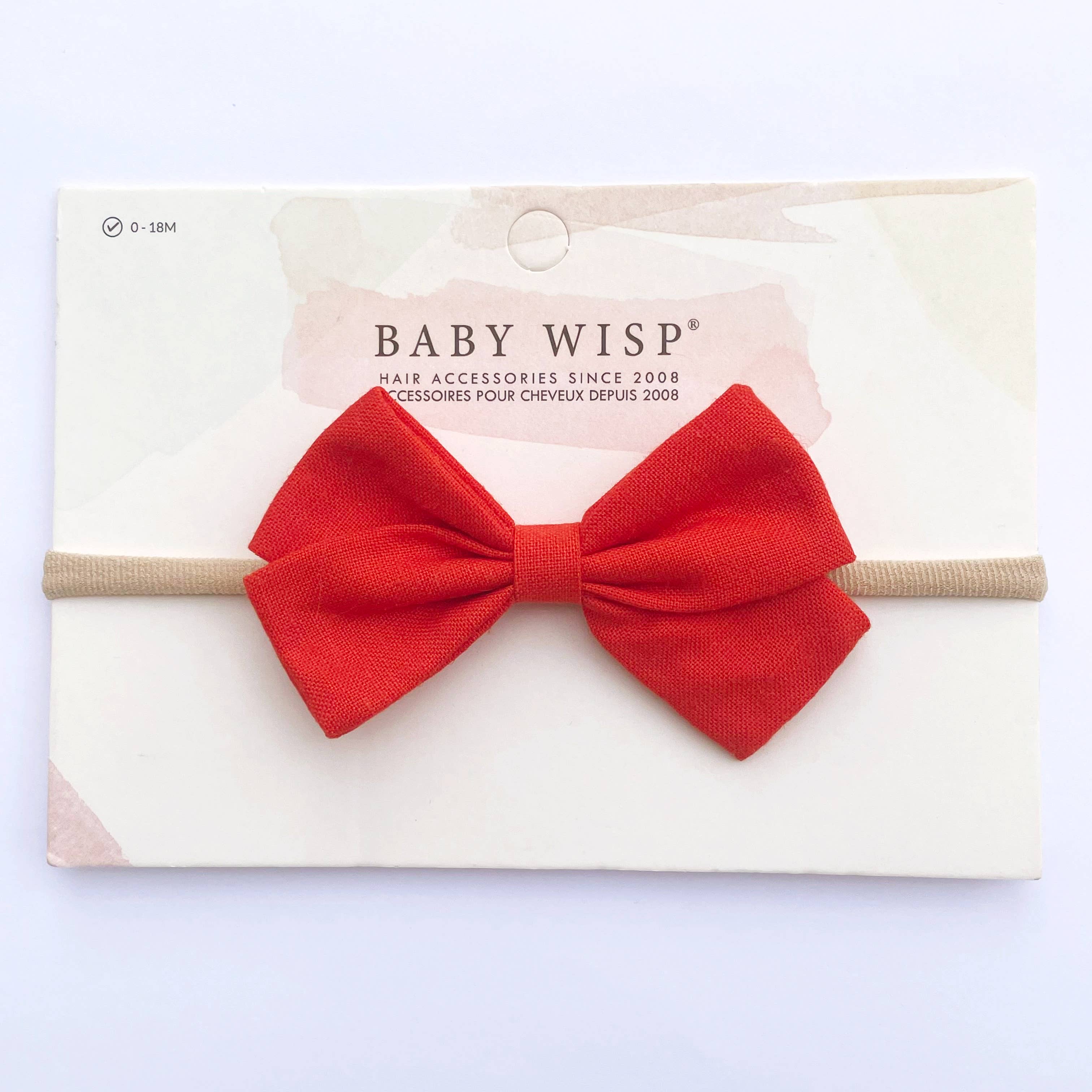 Emma  Fabric Baby Bow Infant Headbands