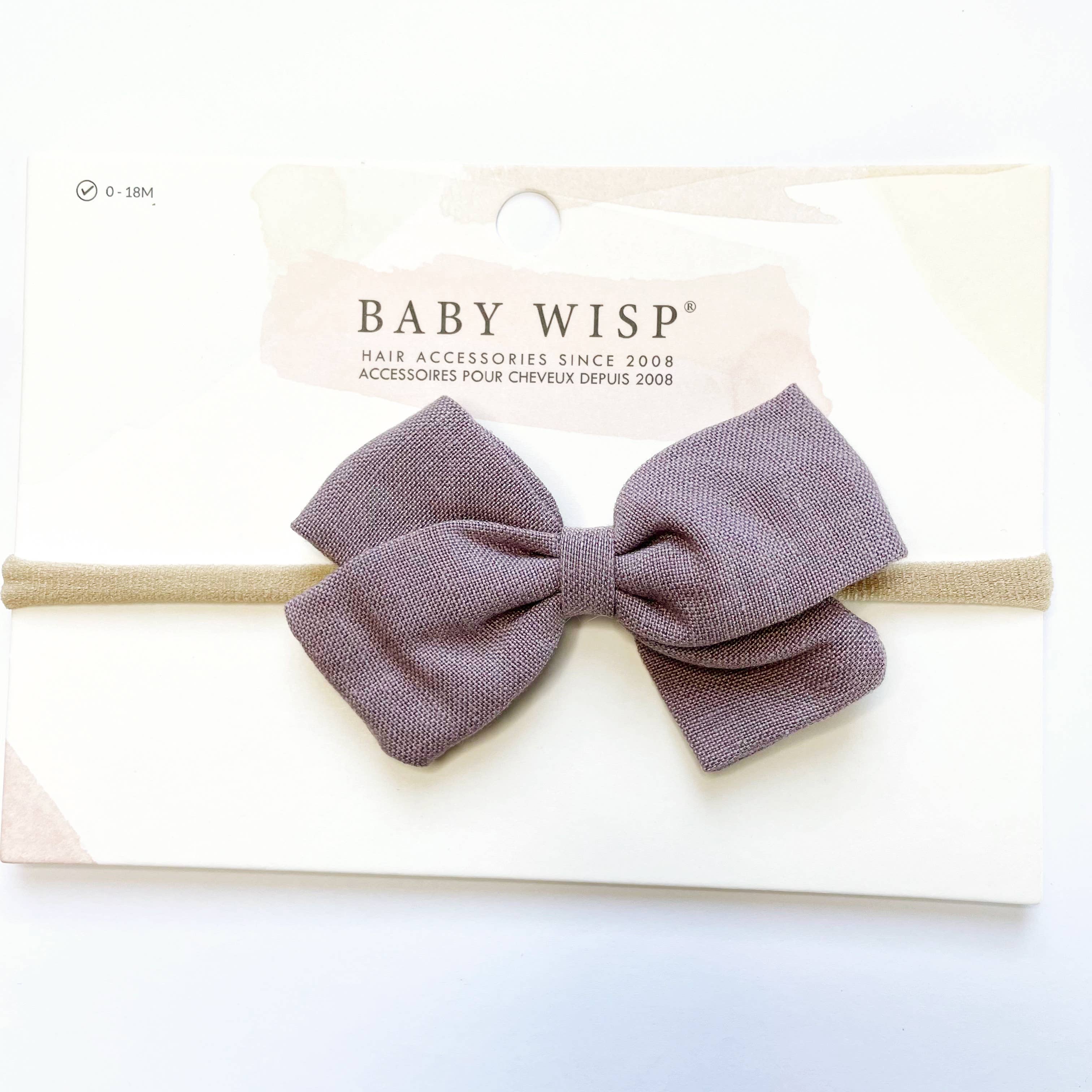 Emma  Fabric Baby Bow Infant Headbands