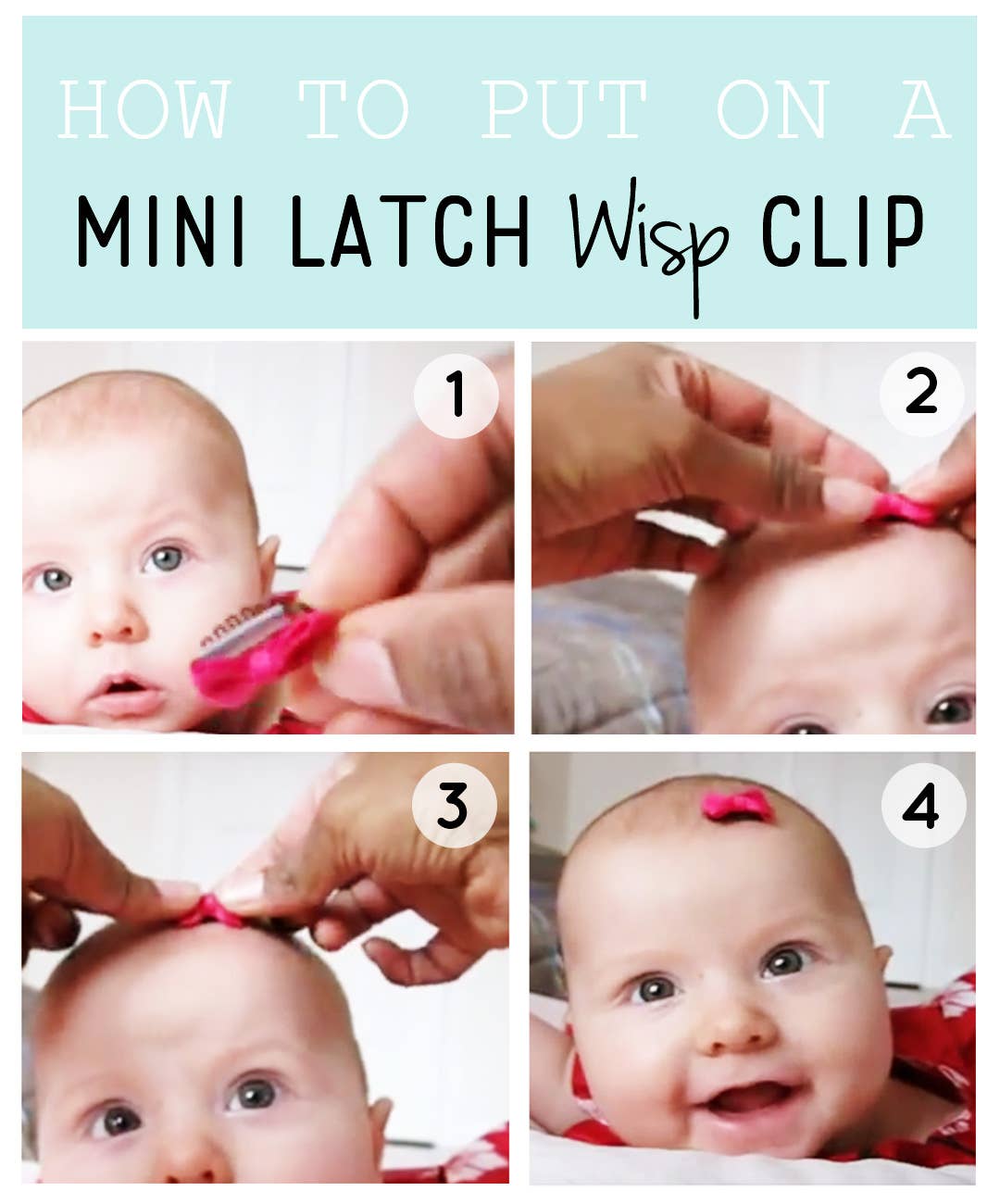 Mini Wisp Clip Tiny Tuxedo Baby Bow Hair Clips Mini Bows
