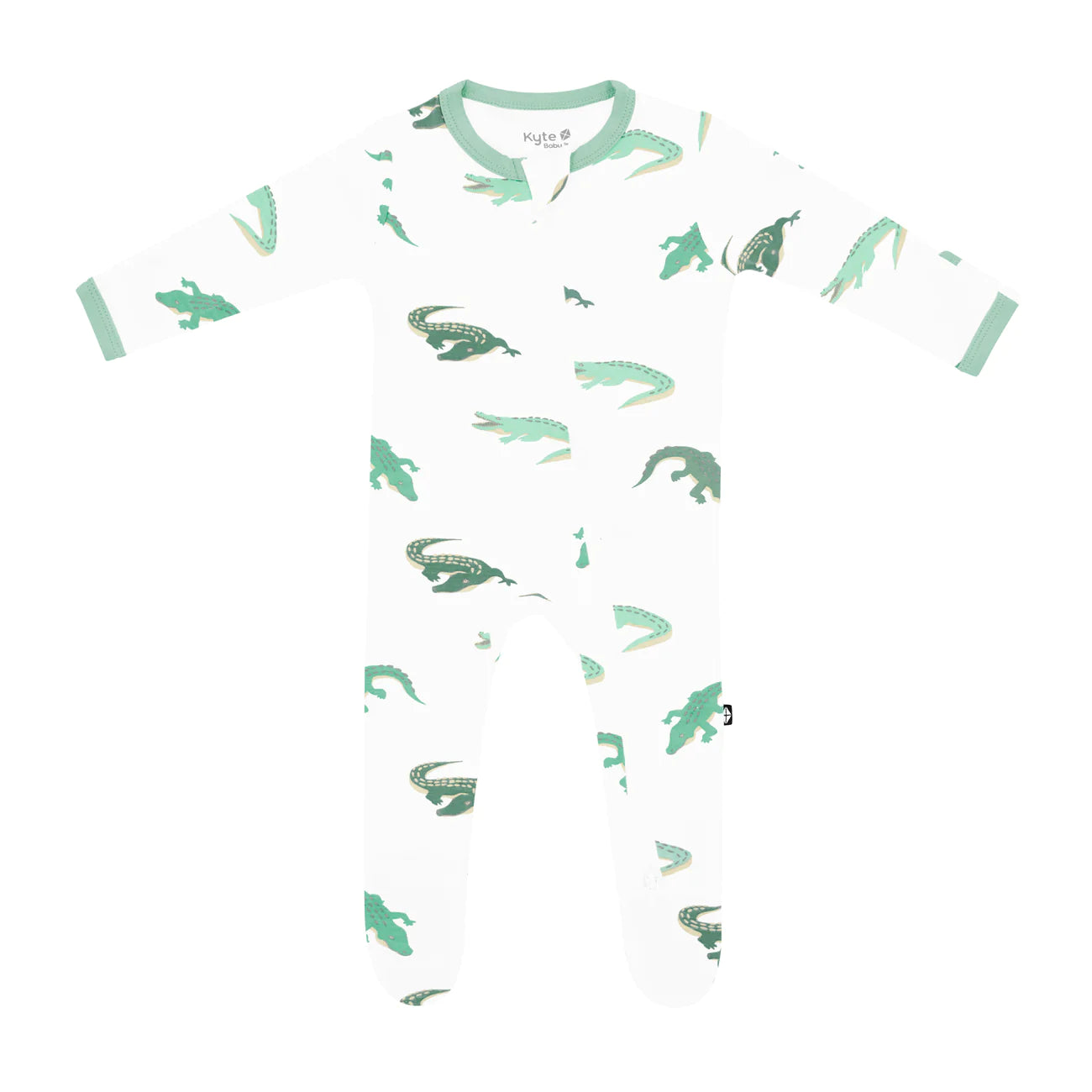Crocodile Zippered Footie