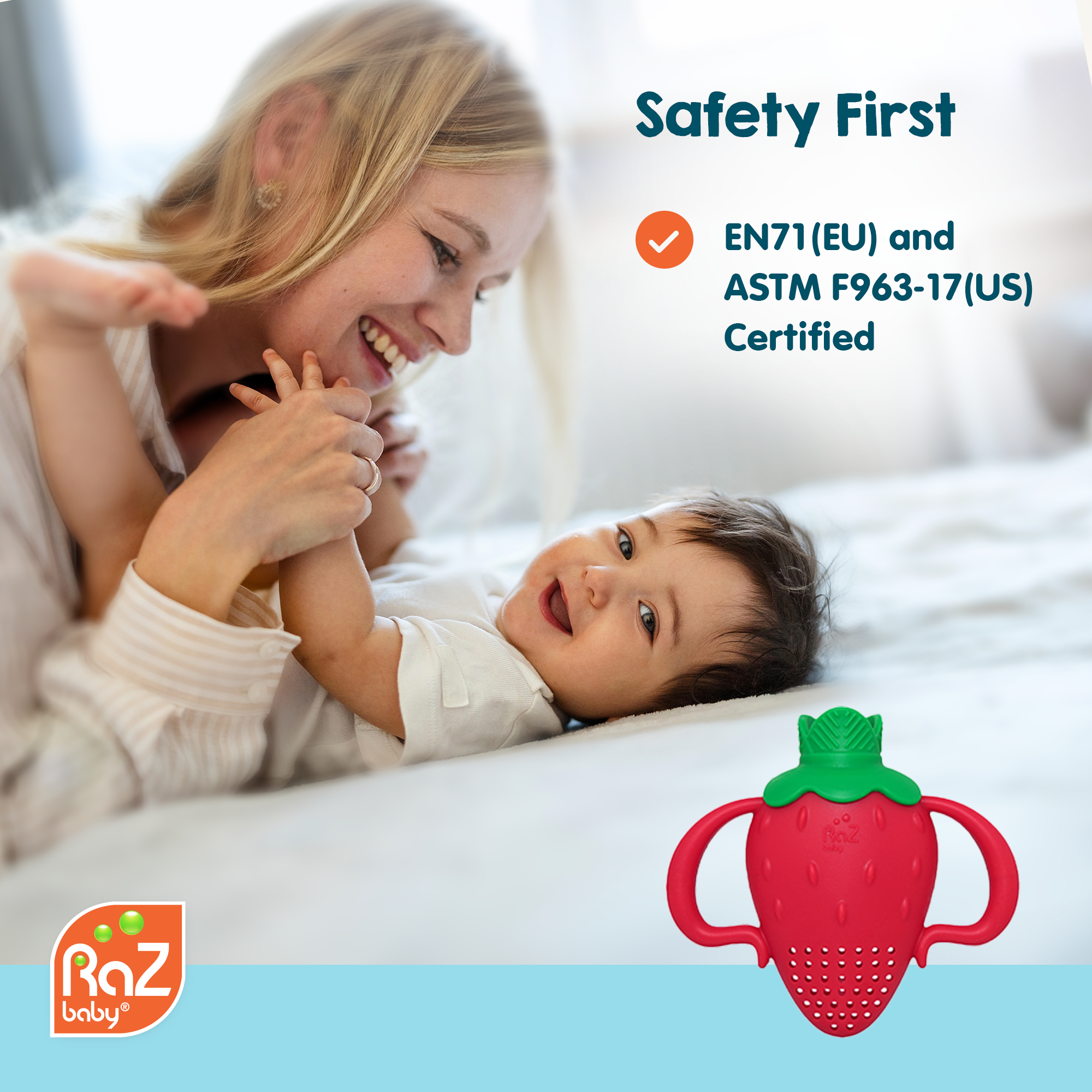 Fruitique Feeder & Teether - Strawberry