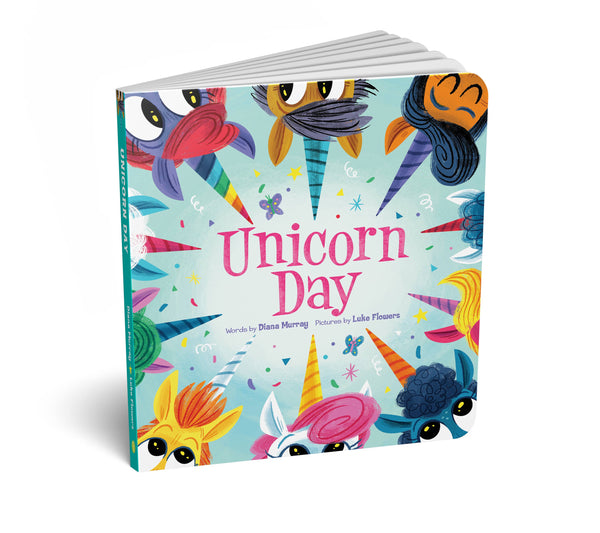 Unicorn Day (board book) – puddlejumpers
