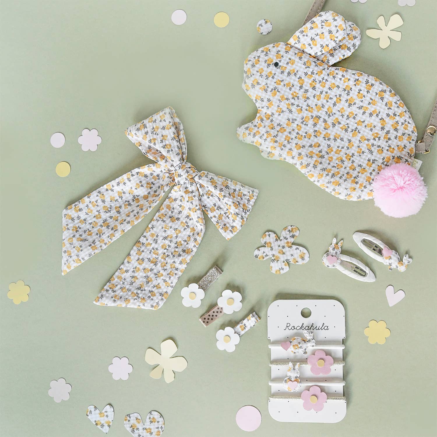 Ditsy Daisy Bar Clips