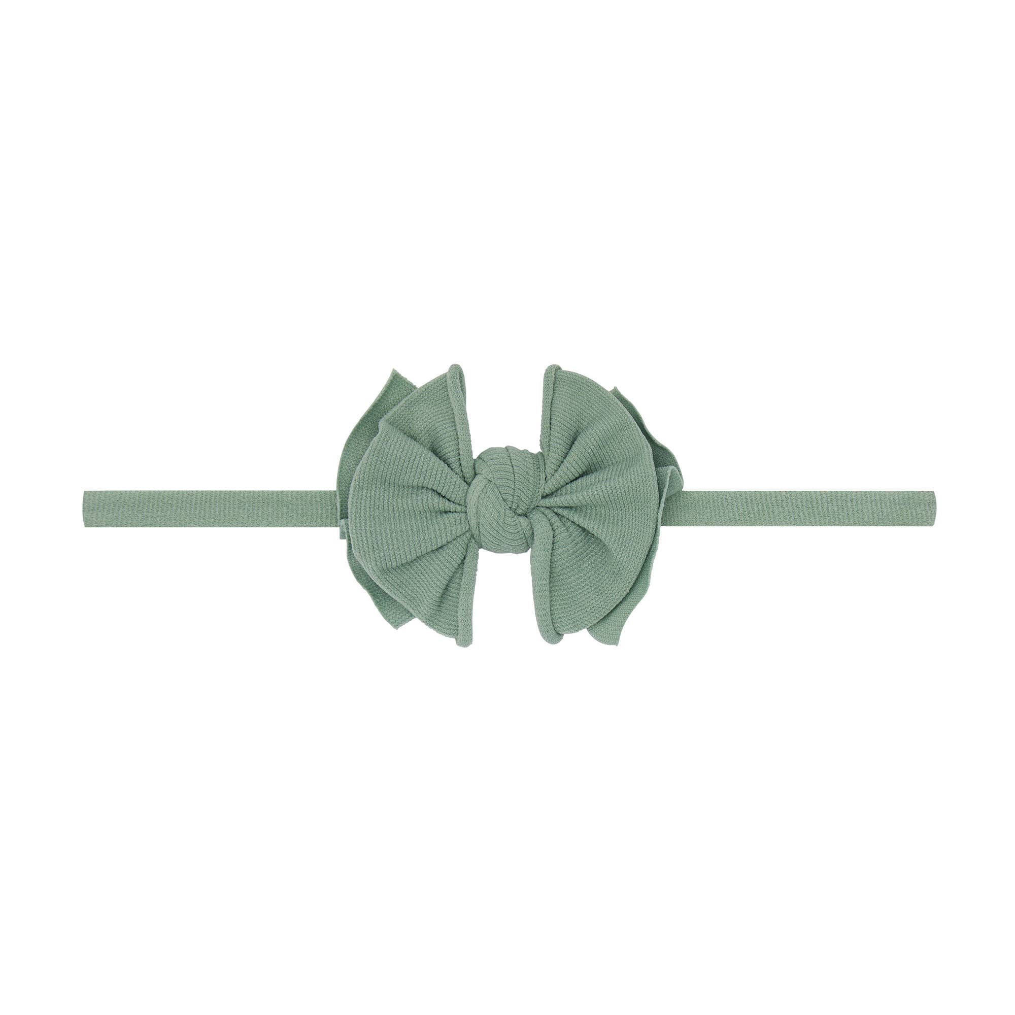 Baby Bling® Baby FAB® Skinny soft nylon bow headband