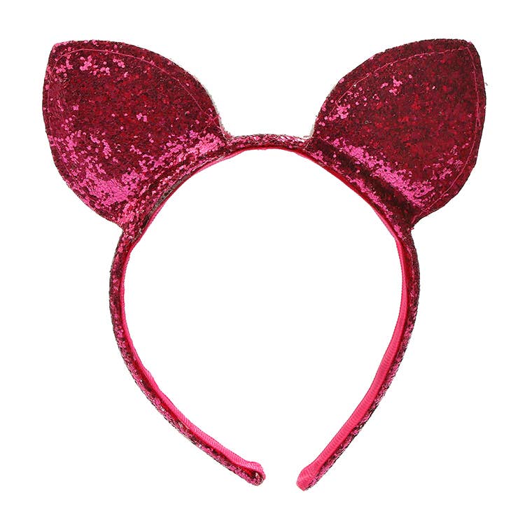 Glitter Cat Ears Headband