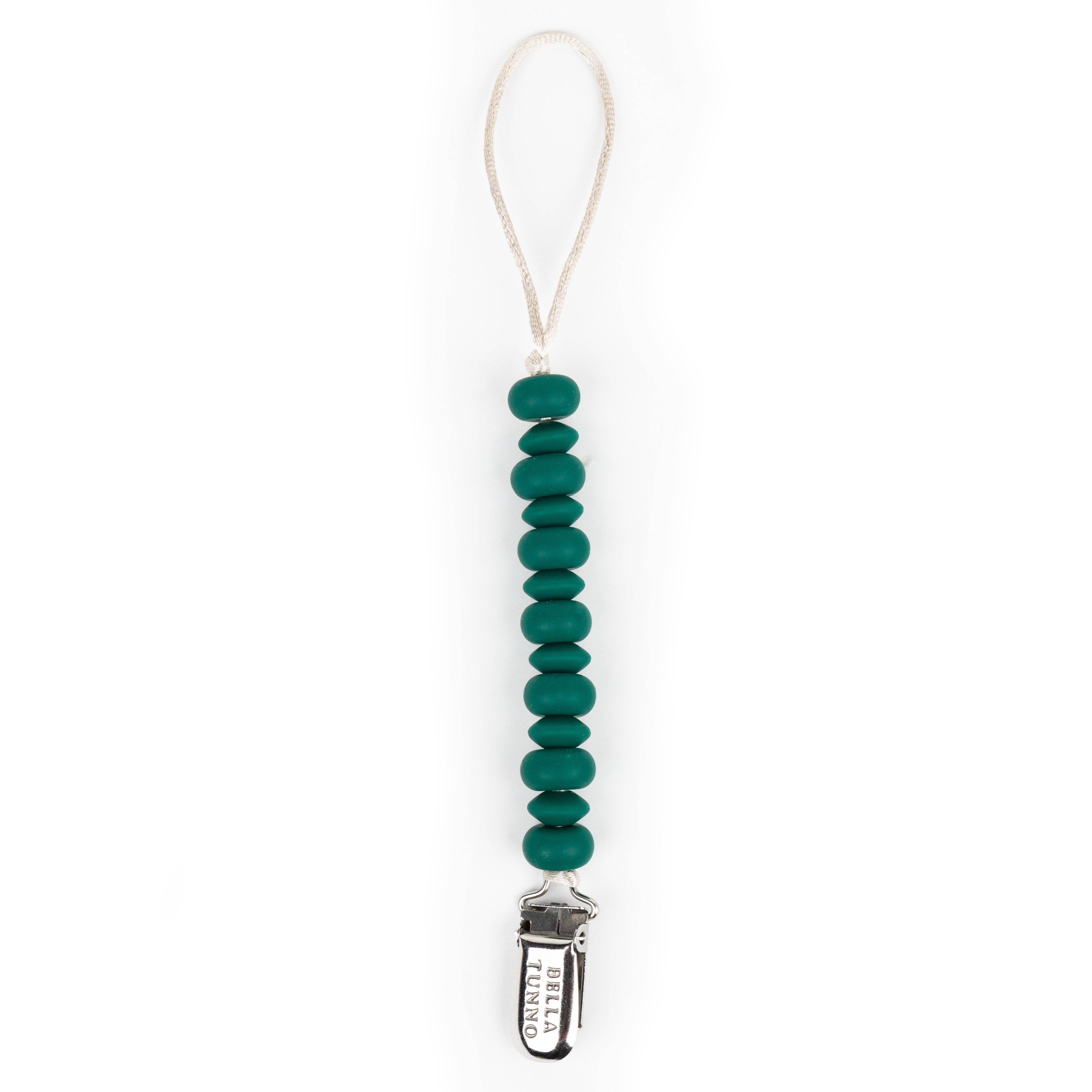 Green Pacifier Clip