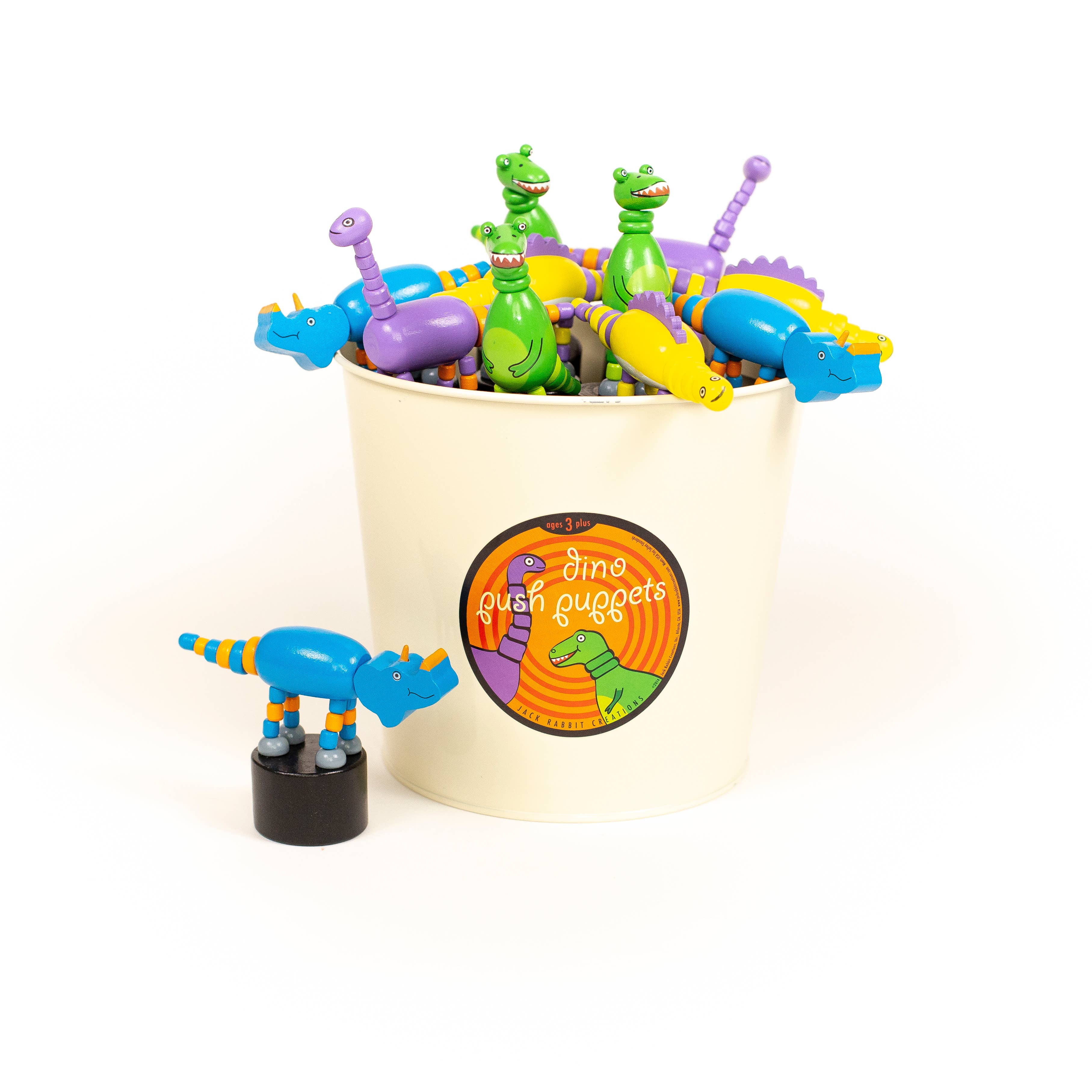 Dinosaur Push Puppets
