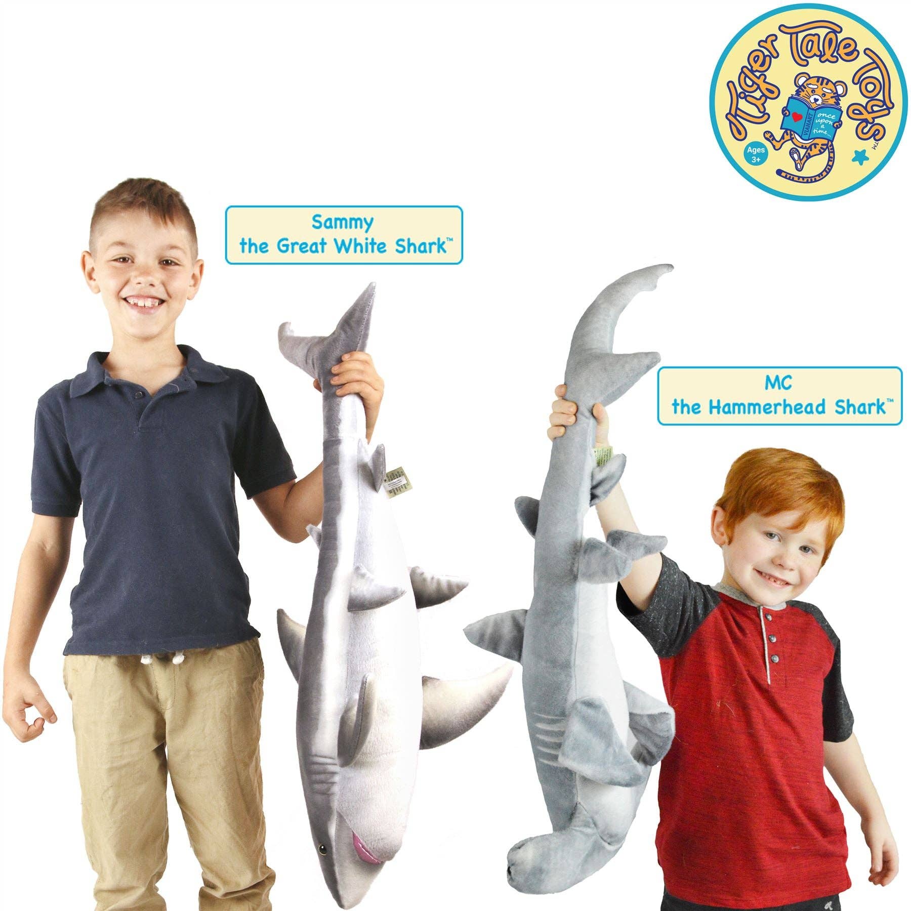 Sammy The Shark - 36 Inch Stuffed Animal Plush