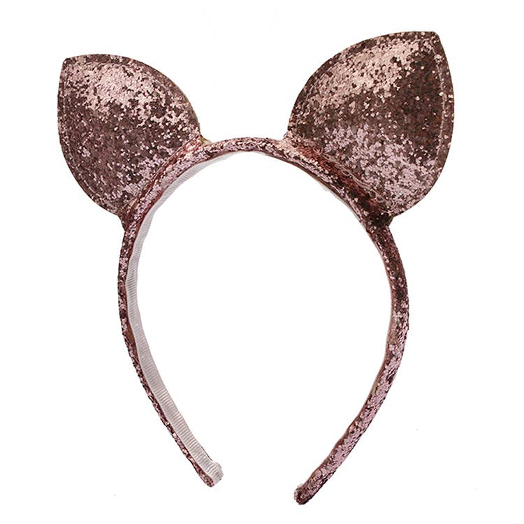 Glitter Cat Ears Headband