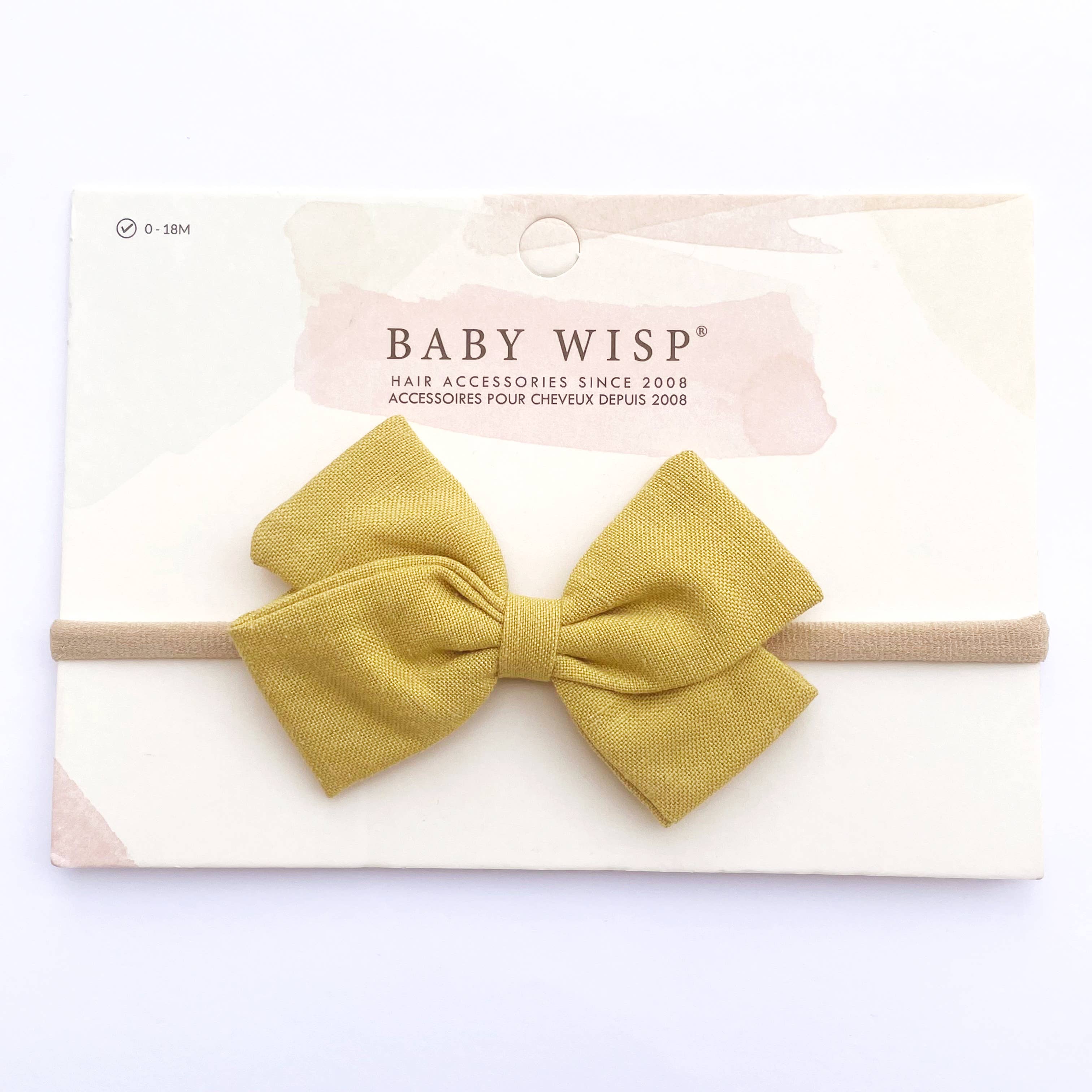 Emma  Fabric Baby Bow Infant Headbands