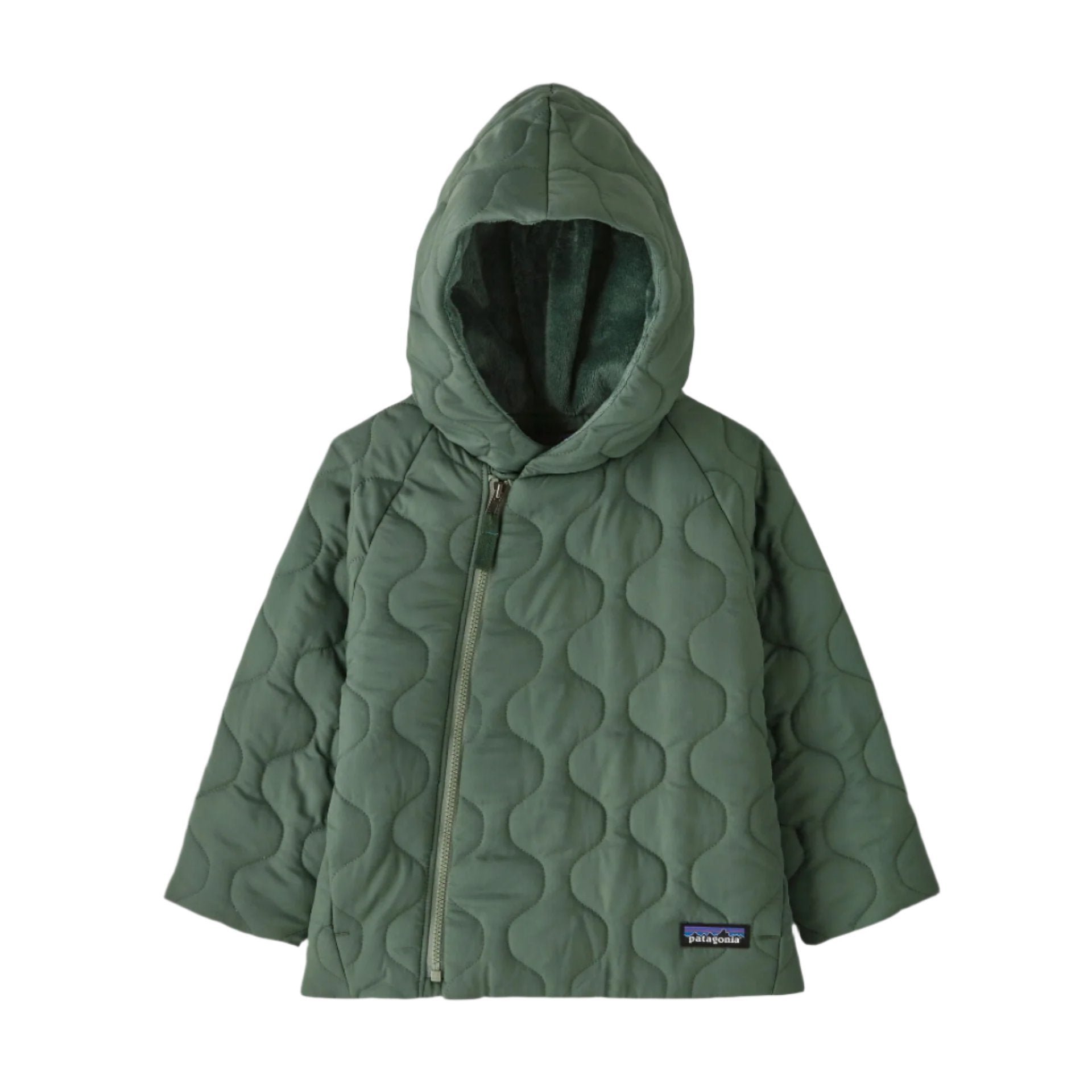Baby Quilted Puff Jacket in Hemlock Green