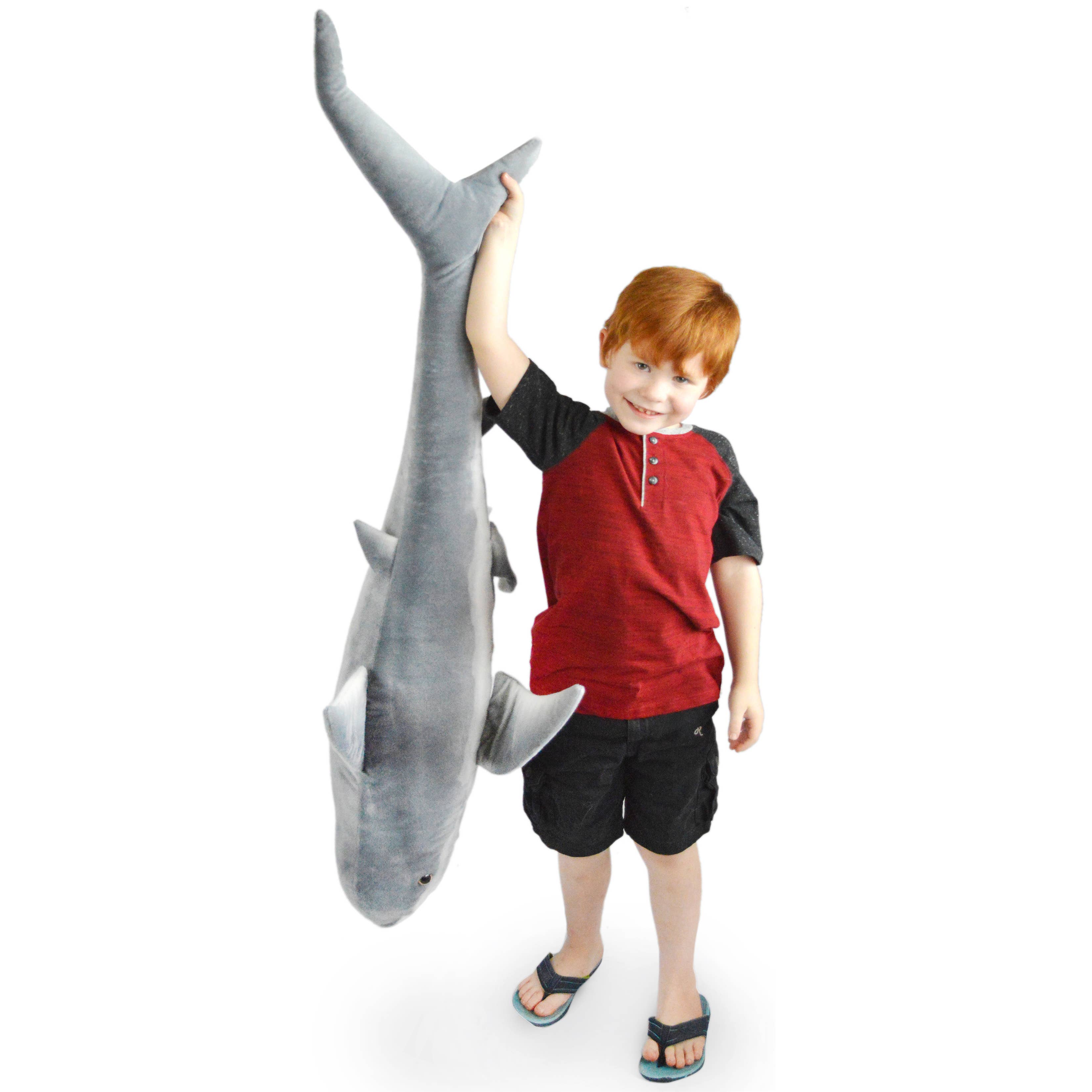 Kiki The Great White Shark- 52 Inch Stuffed Animal Plush