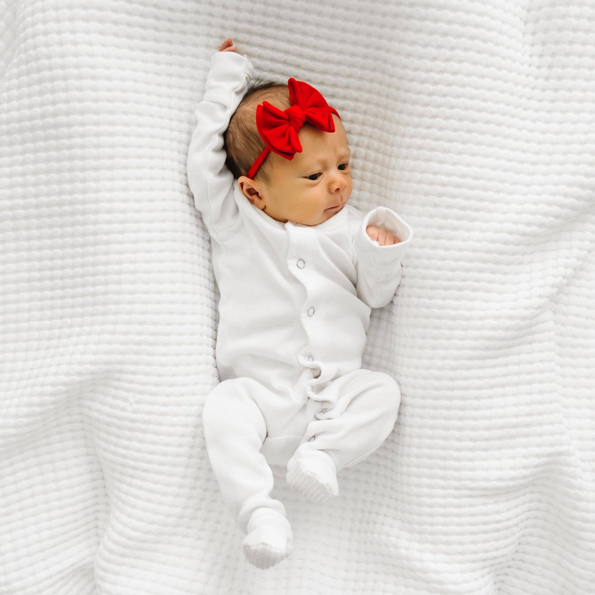 Baby Bling® Baby FAB® Skinny soft nylon bow headband