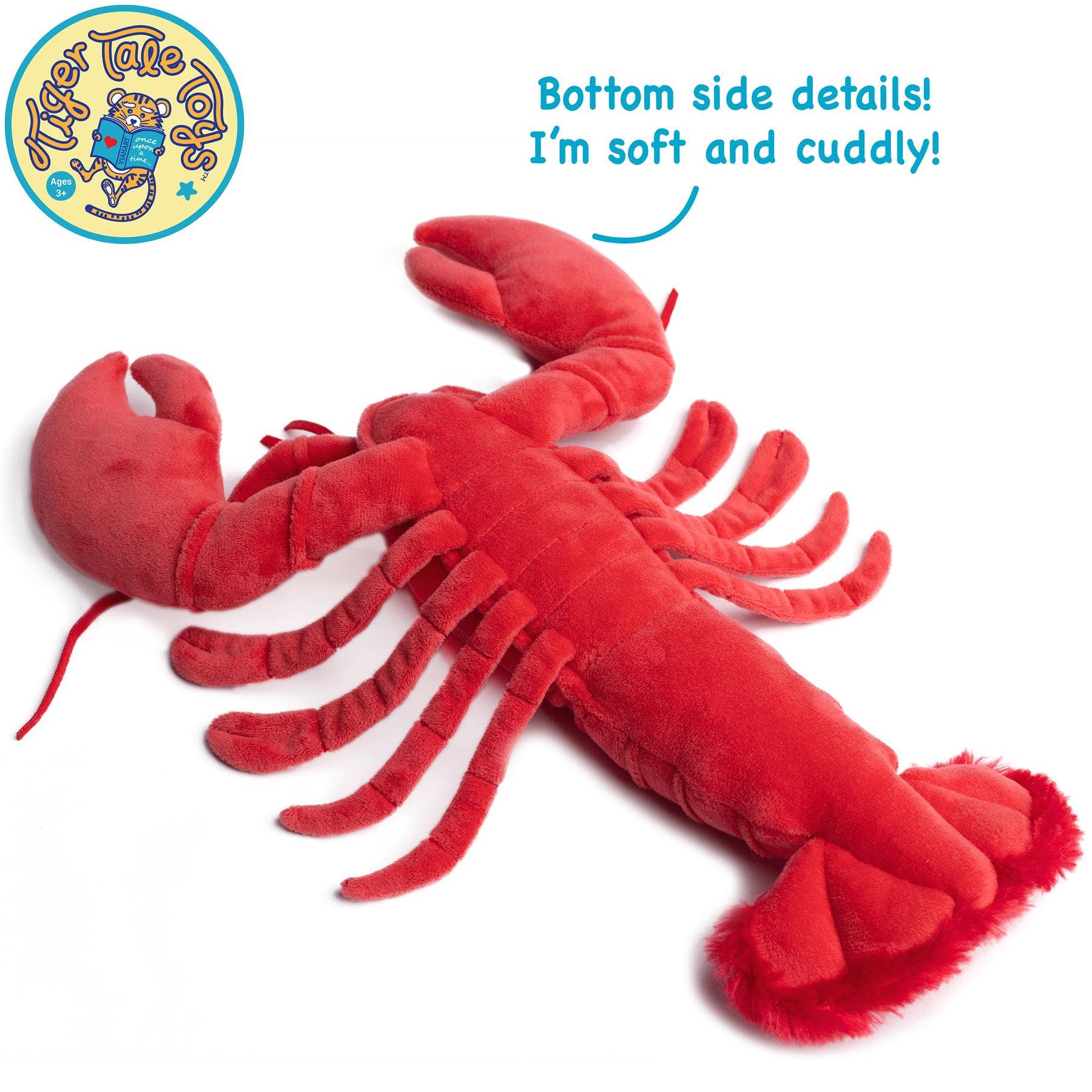 Lenora The Lobster - 13 Inch Stuffed Animal Plush | By Tiger