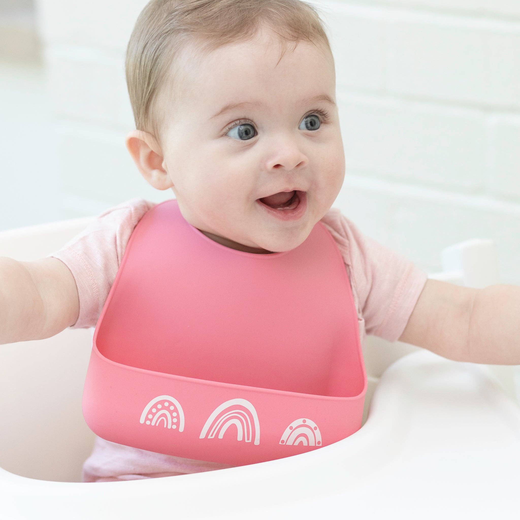 Chasing Rainbows Little Bites Bib