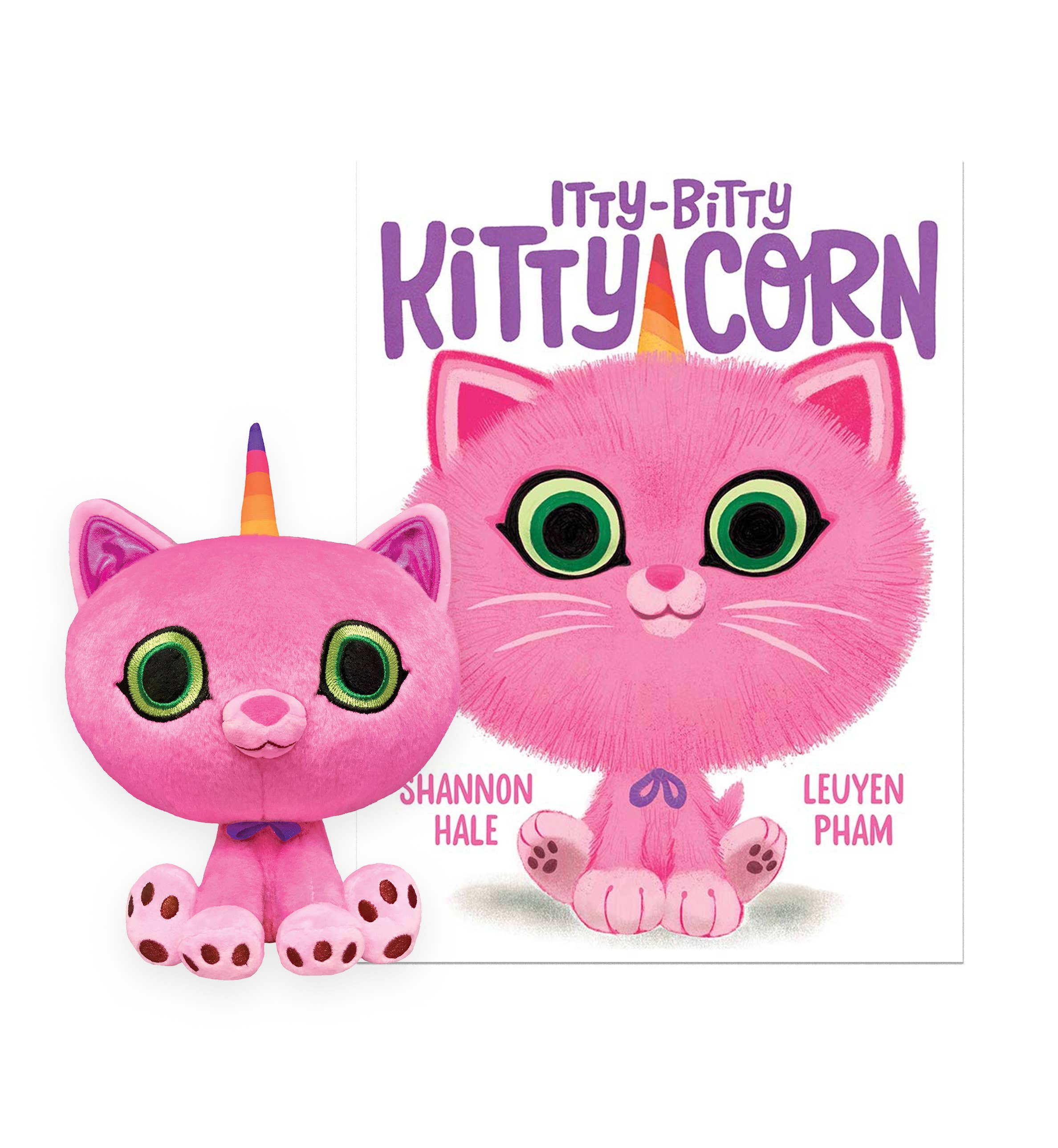 Itty-Bitty Kitty-Corn Plush with hardcover book