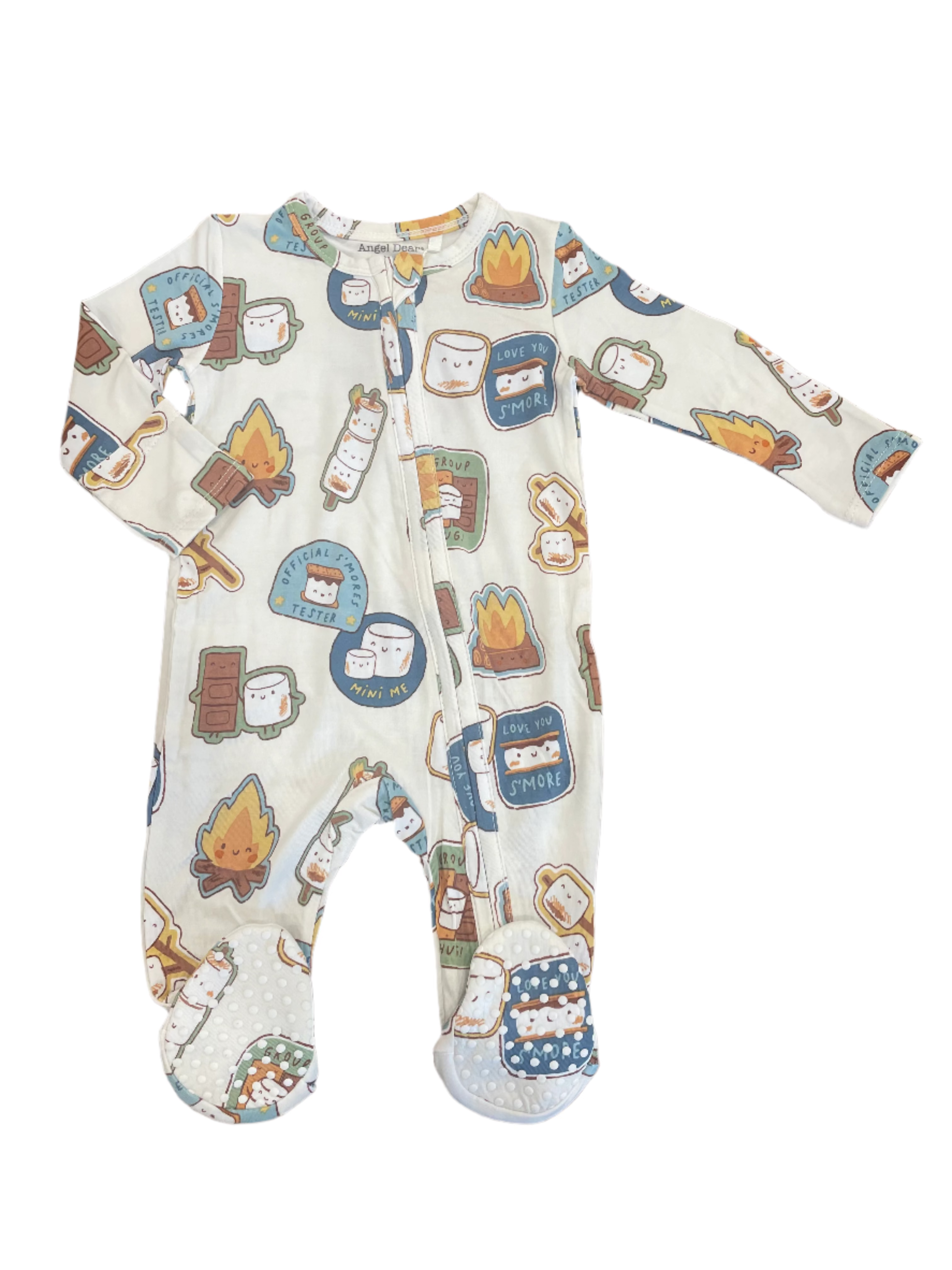 S'mores Zippered Footie