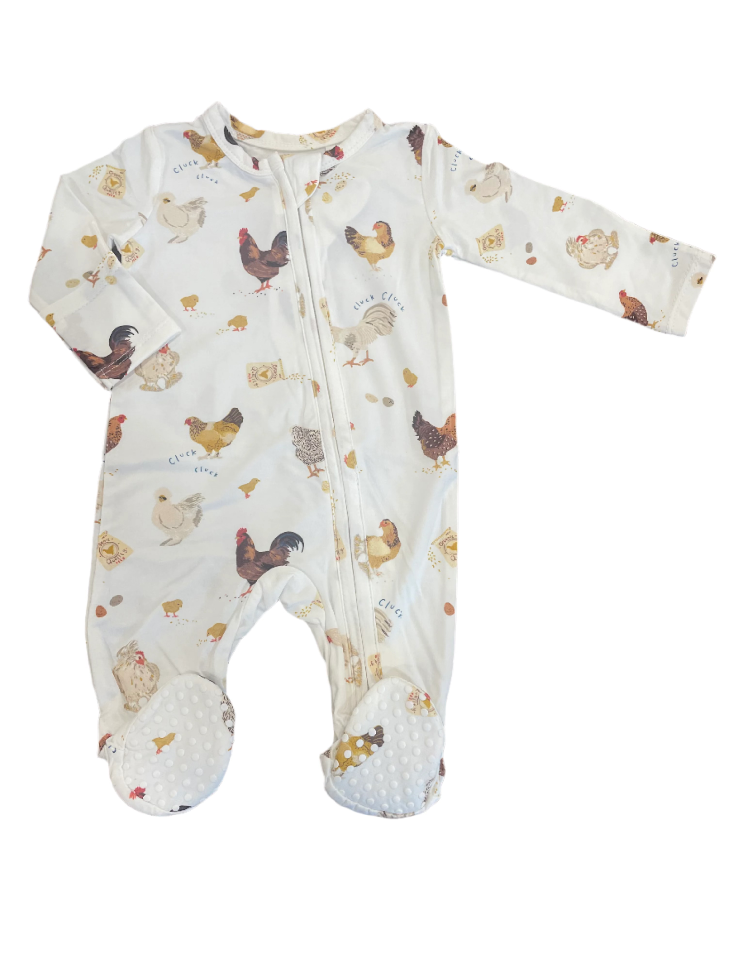 Chicken Zippered Footie
