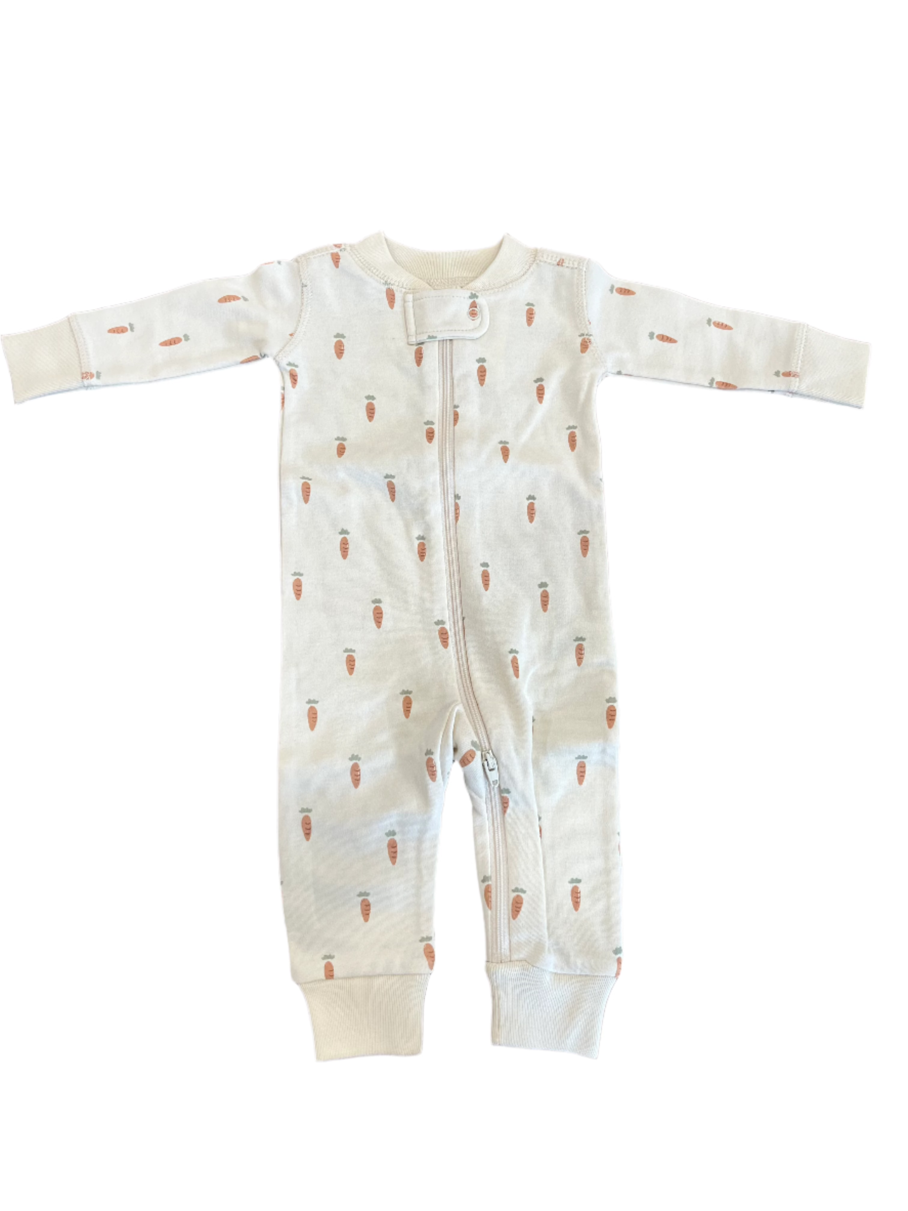 Zip Longsleeve Sleeper || Carrots