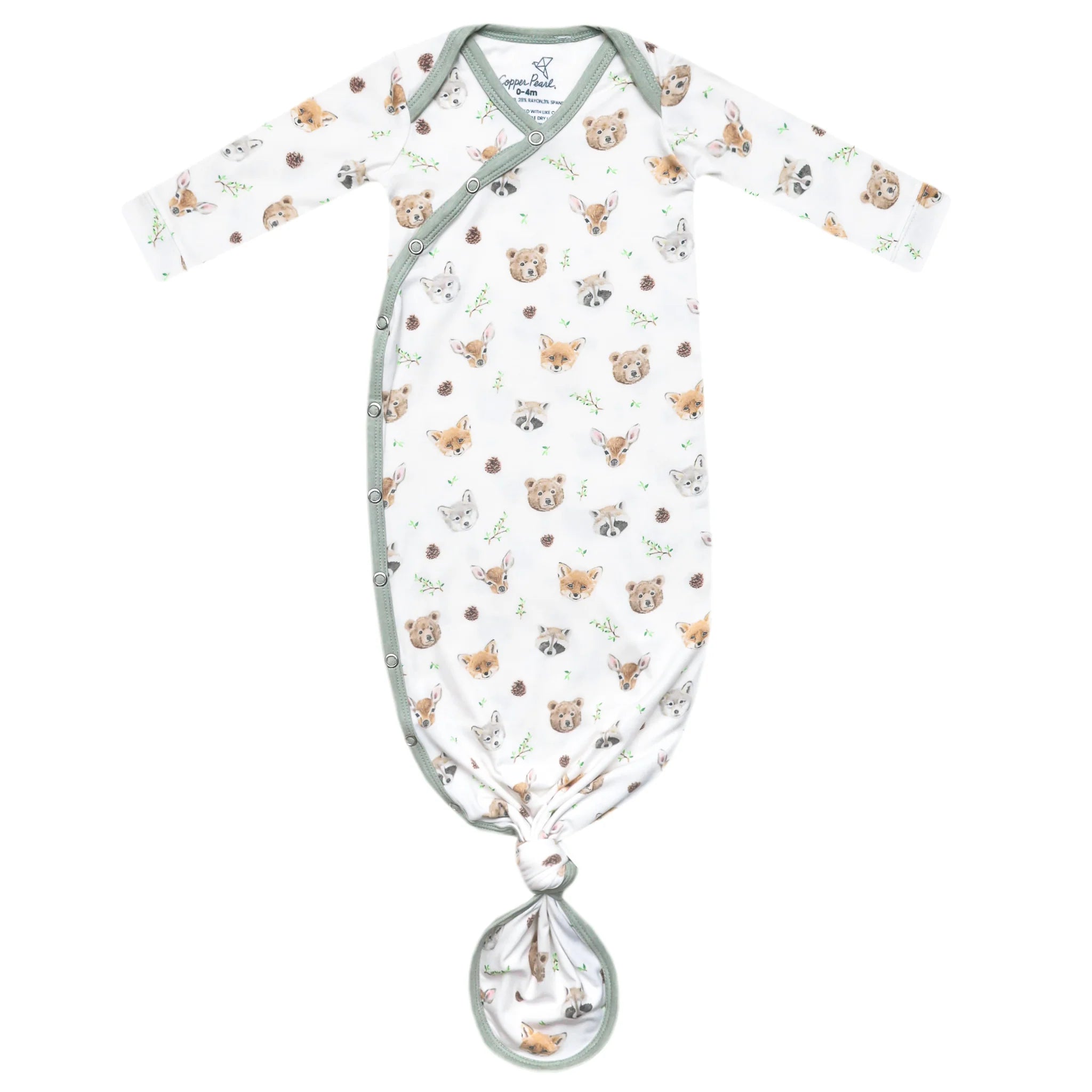 Wilder Newborn Knotted Gown