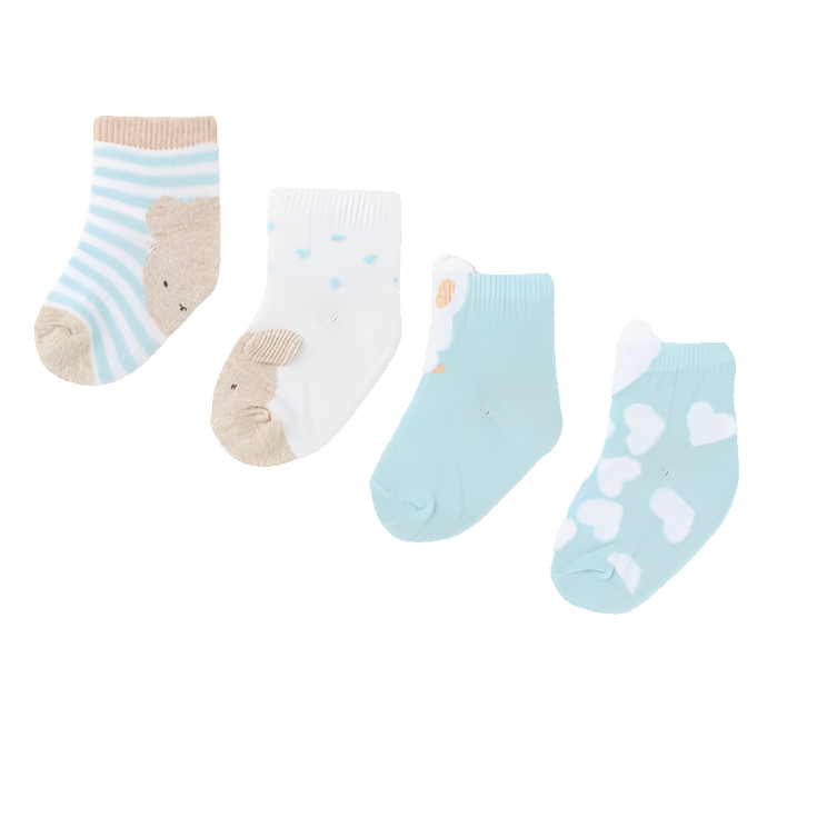 Bear Socks Blue