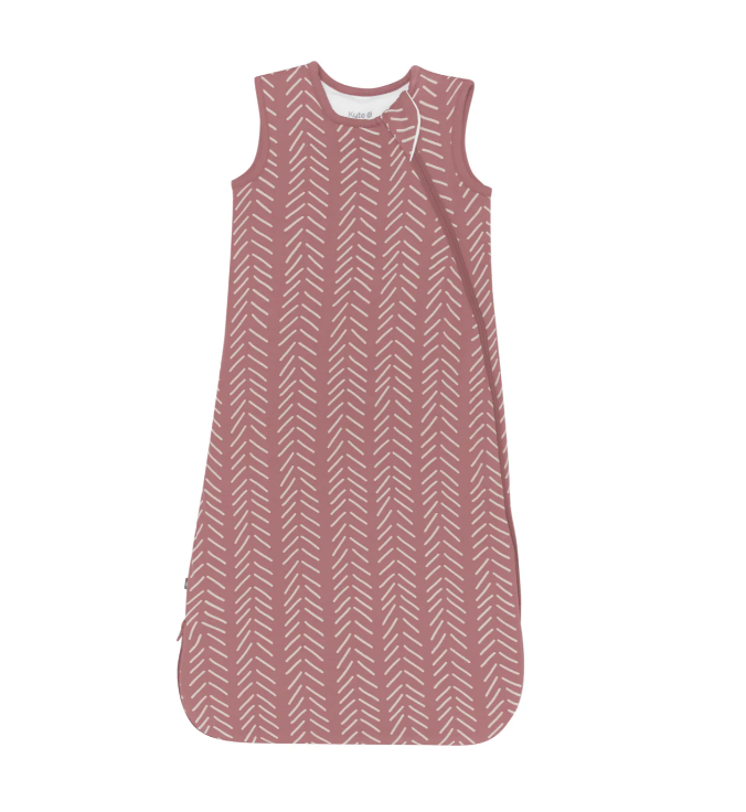 Sleep Sack in Dusty Rose Herringbone 1.0 TOG