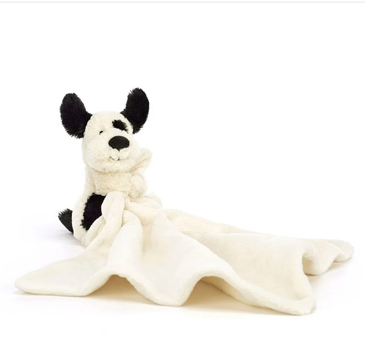 Bashful Black & Cream Puppy Soother