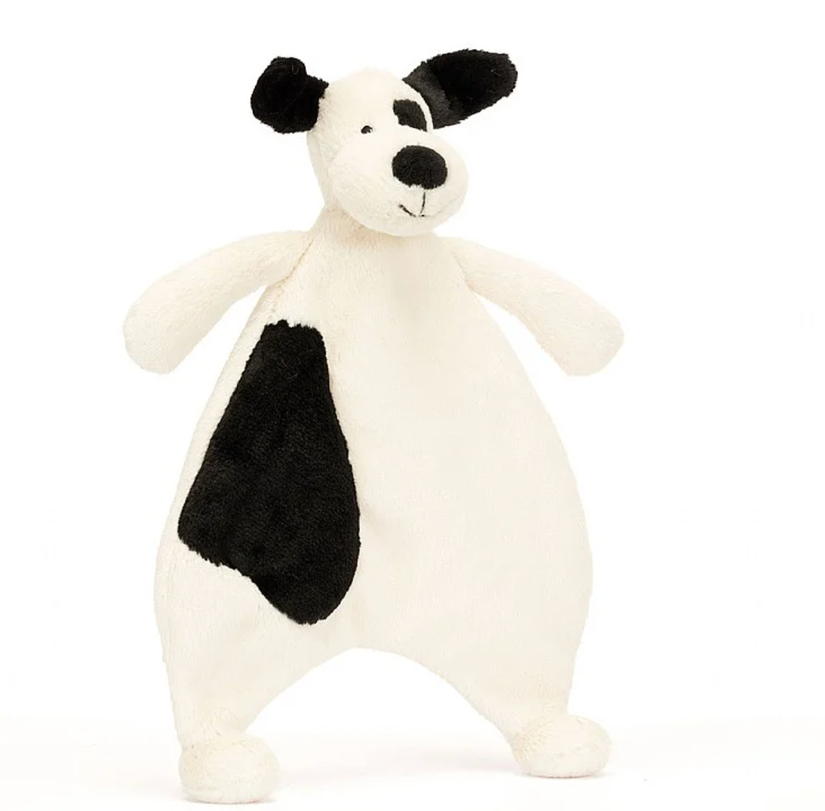 Bashful Black & Cream Puppy Comforter