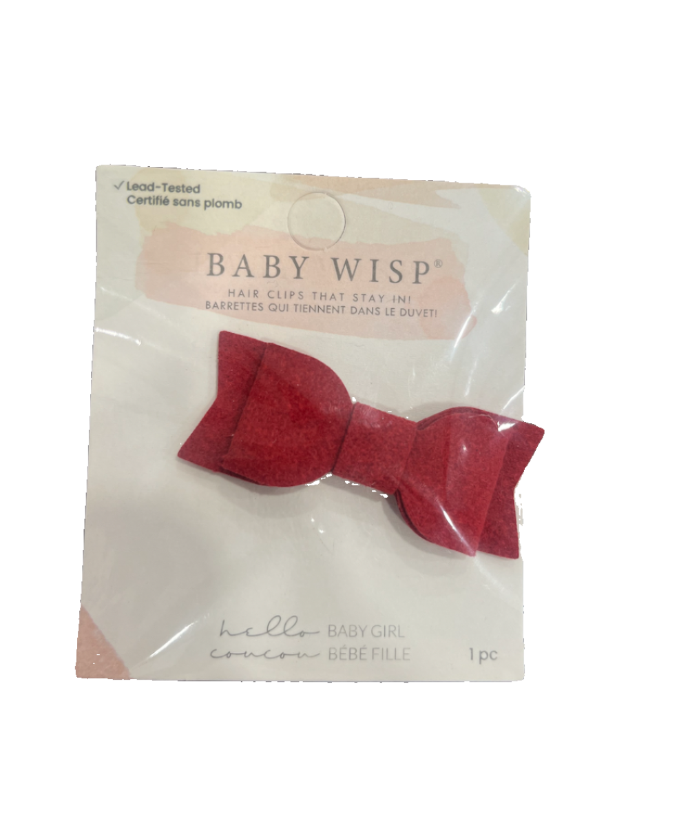 Billiejean Baby Bow in Red