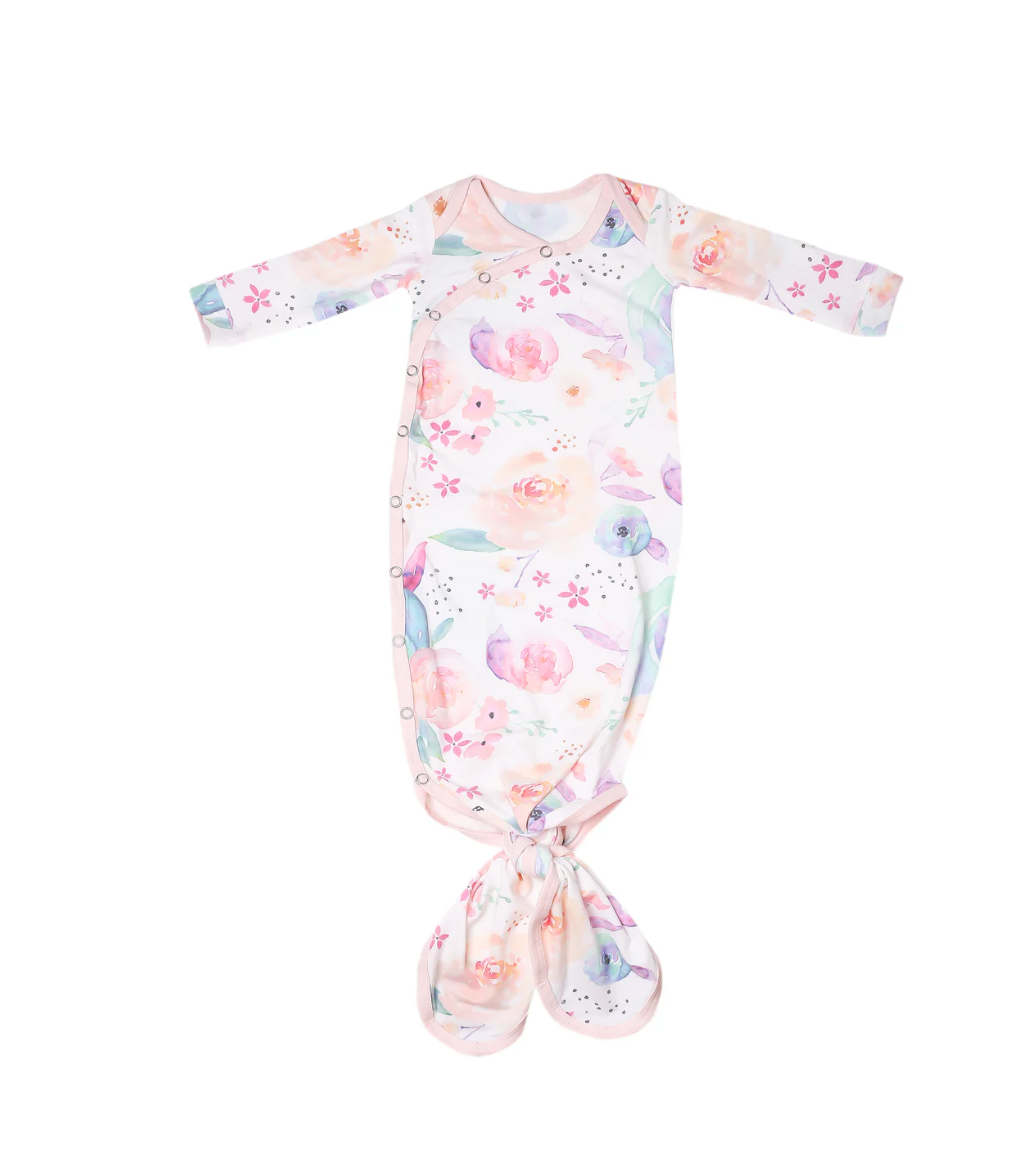 Bloom Newborn Knotted Gown