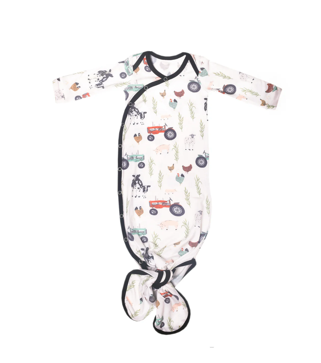 Jo Newborn Knotted Gown