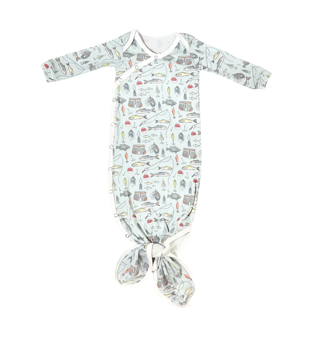 Trout Newborn Knotted Gown