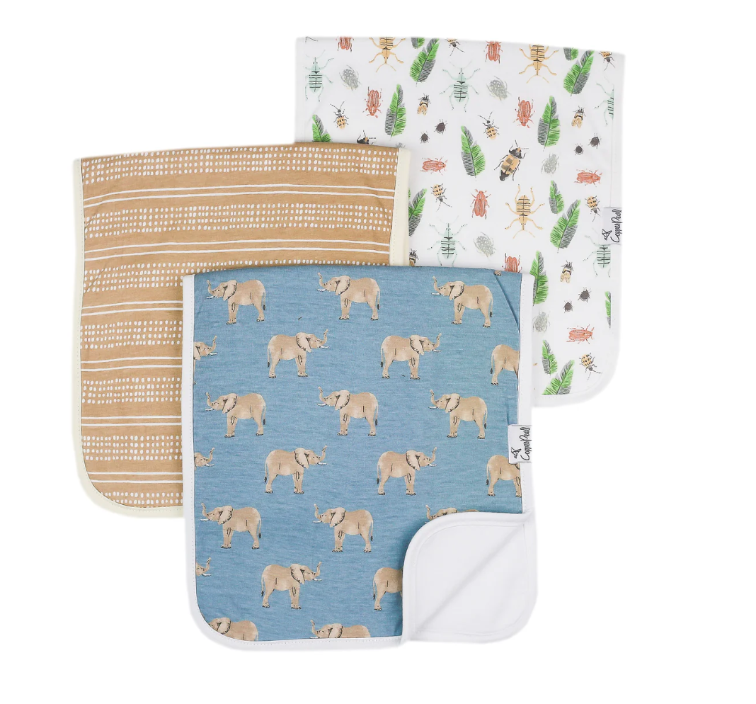 Peanut Burp Cloths