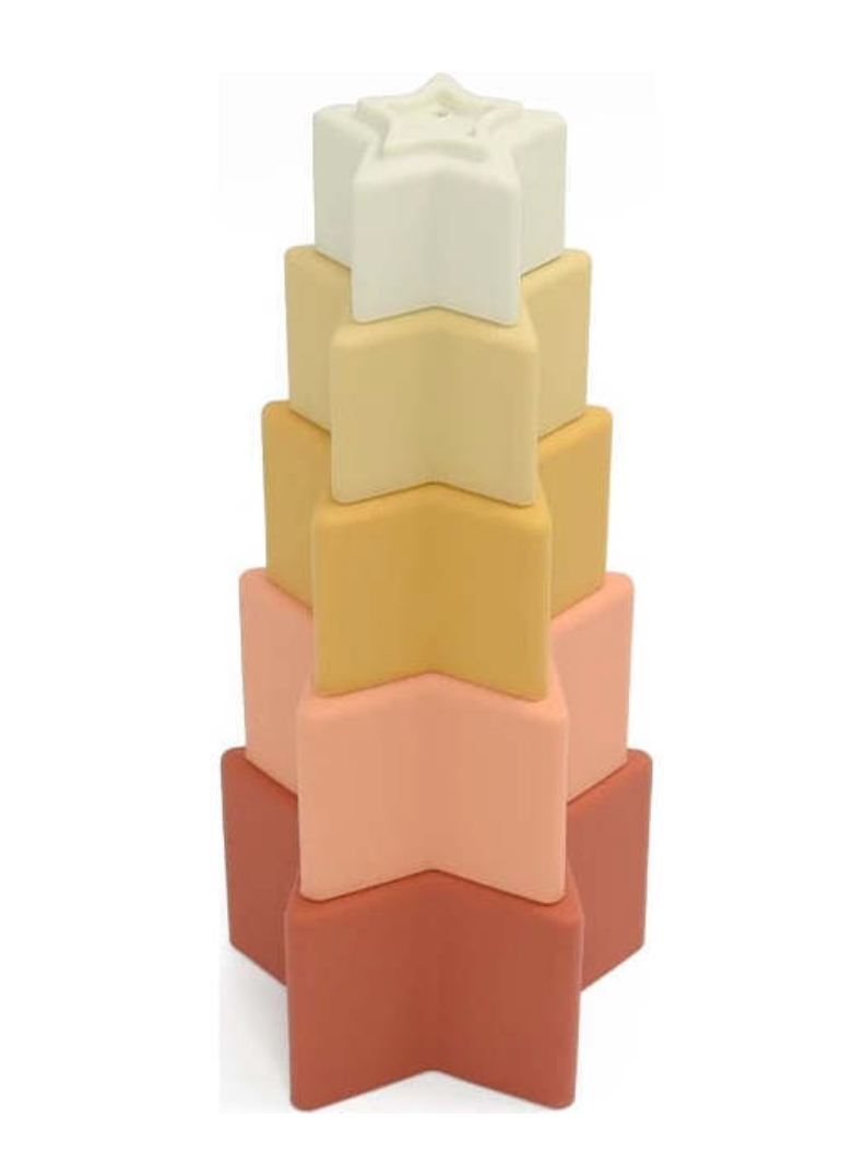 Silicone Star Stacking Cups