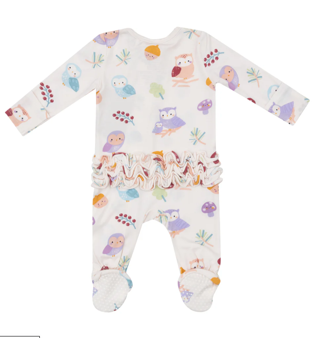 2 Way Ruffle Zipper Footie