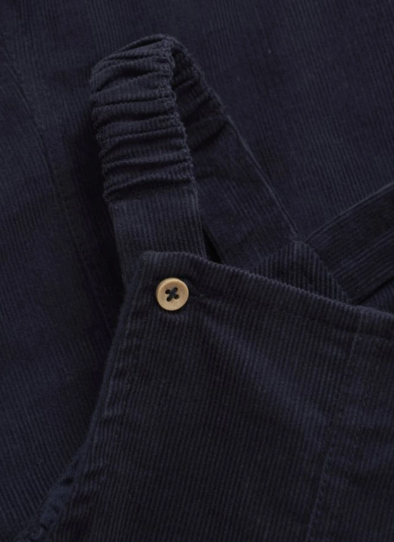 Corduroy Overall in Navy