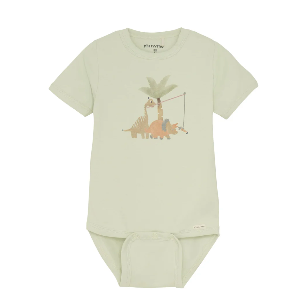 Short Sleeved Dino-Mite Onesie