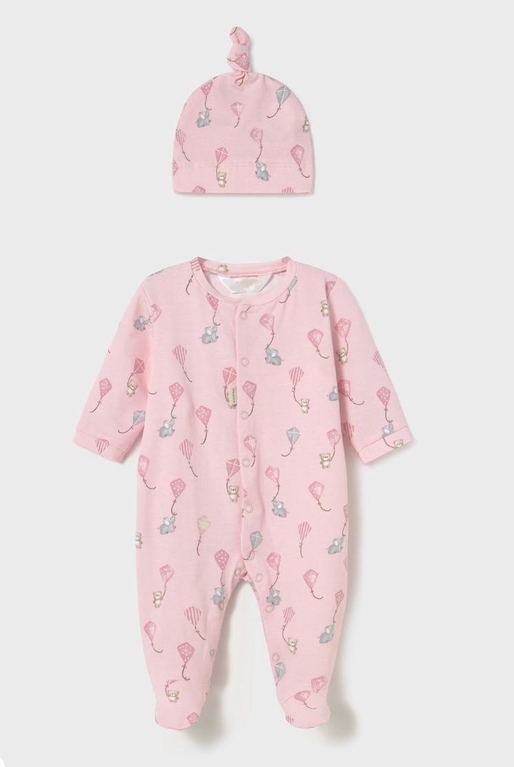 Baby 2 Piece Pajama and Hat