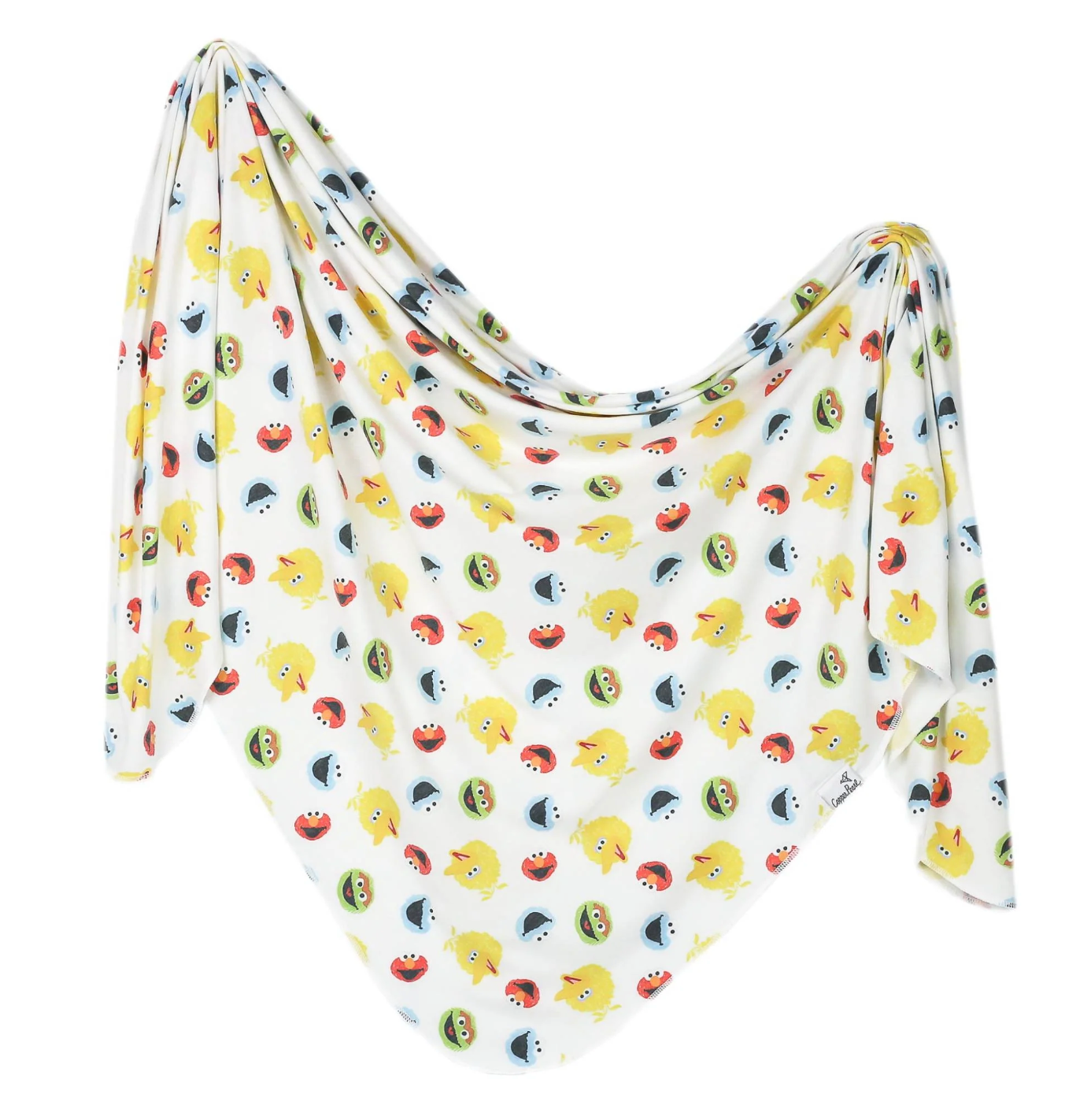 Newborn Swaddle Blanket -Sesame Scribbles