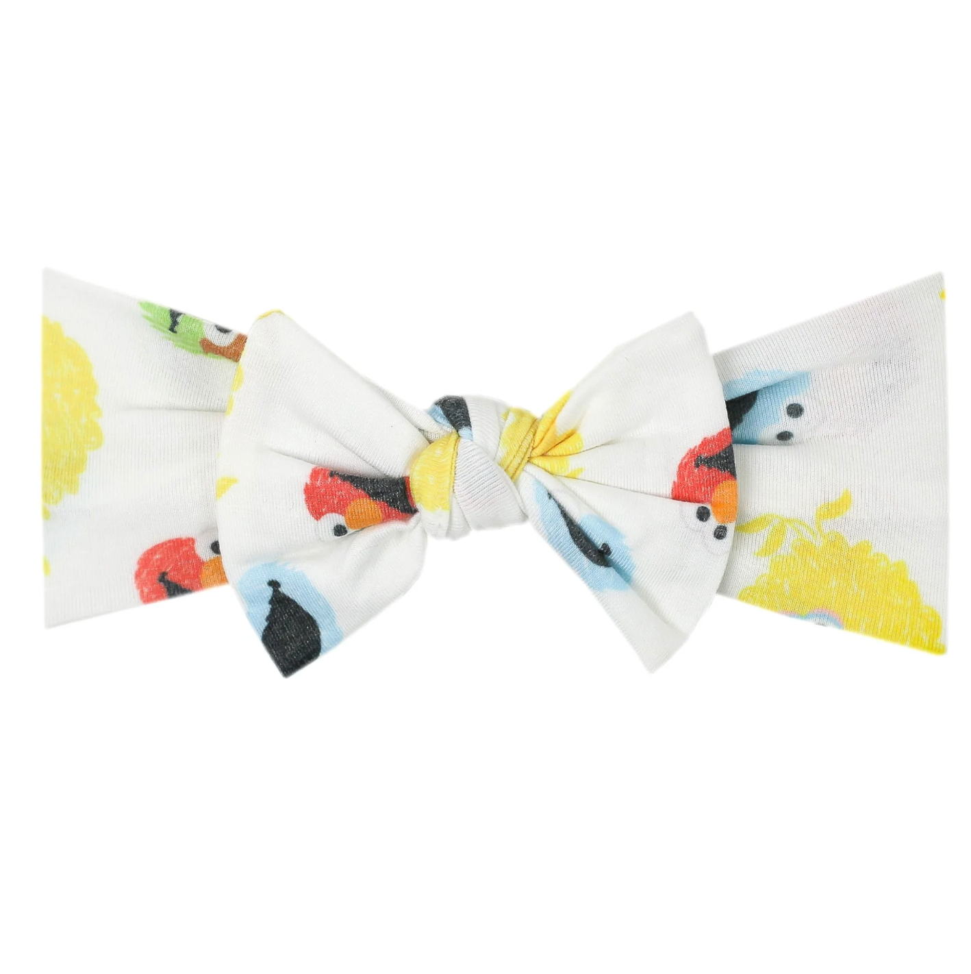 Knit Headband Bow - Sesame Scribbles