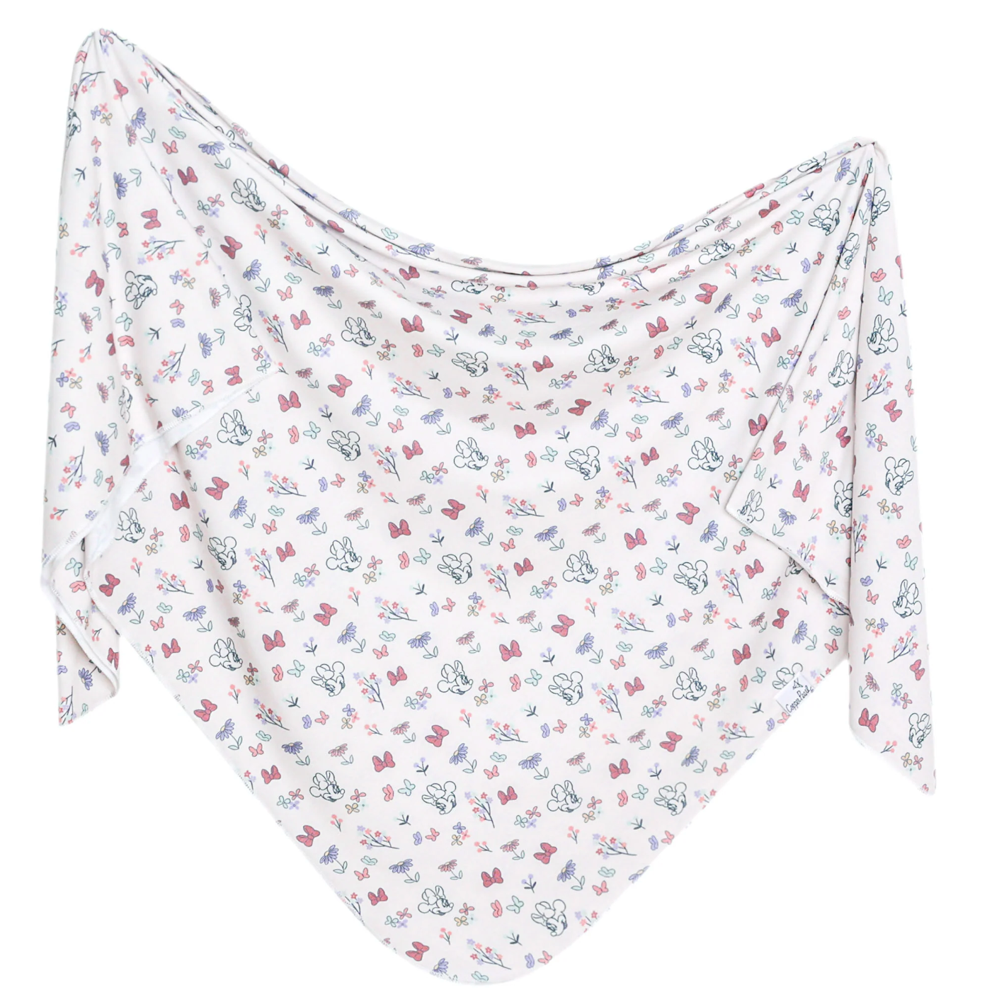 Knit Swaddle Blanket - Minnies Bowquet