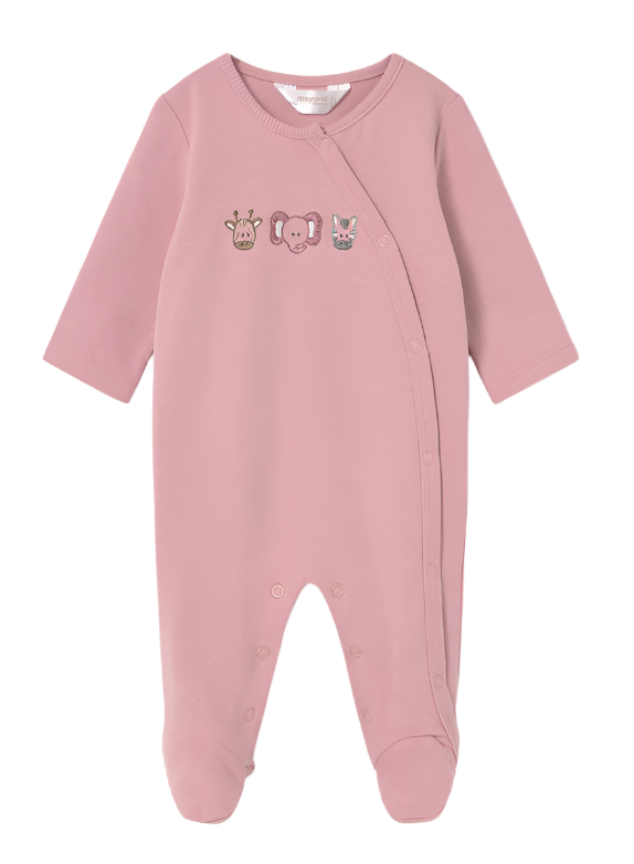 Embroidered Animal One Piece