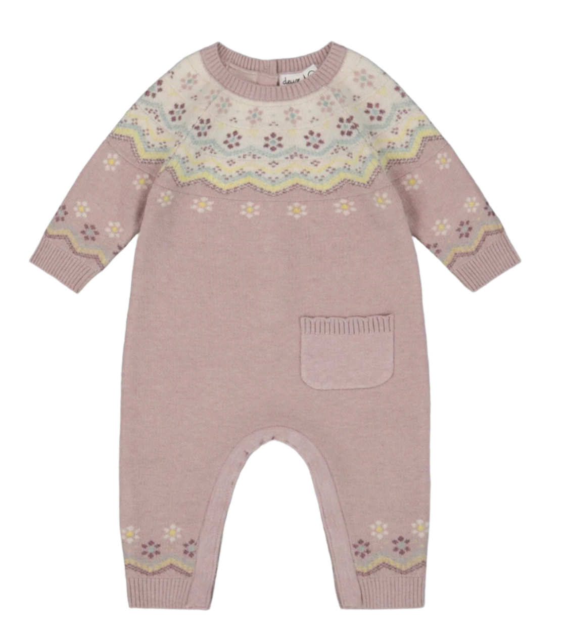 Jacquard Knitted Romper Keepsake