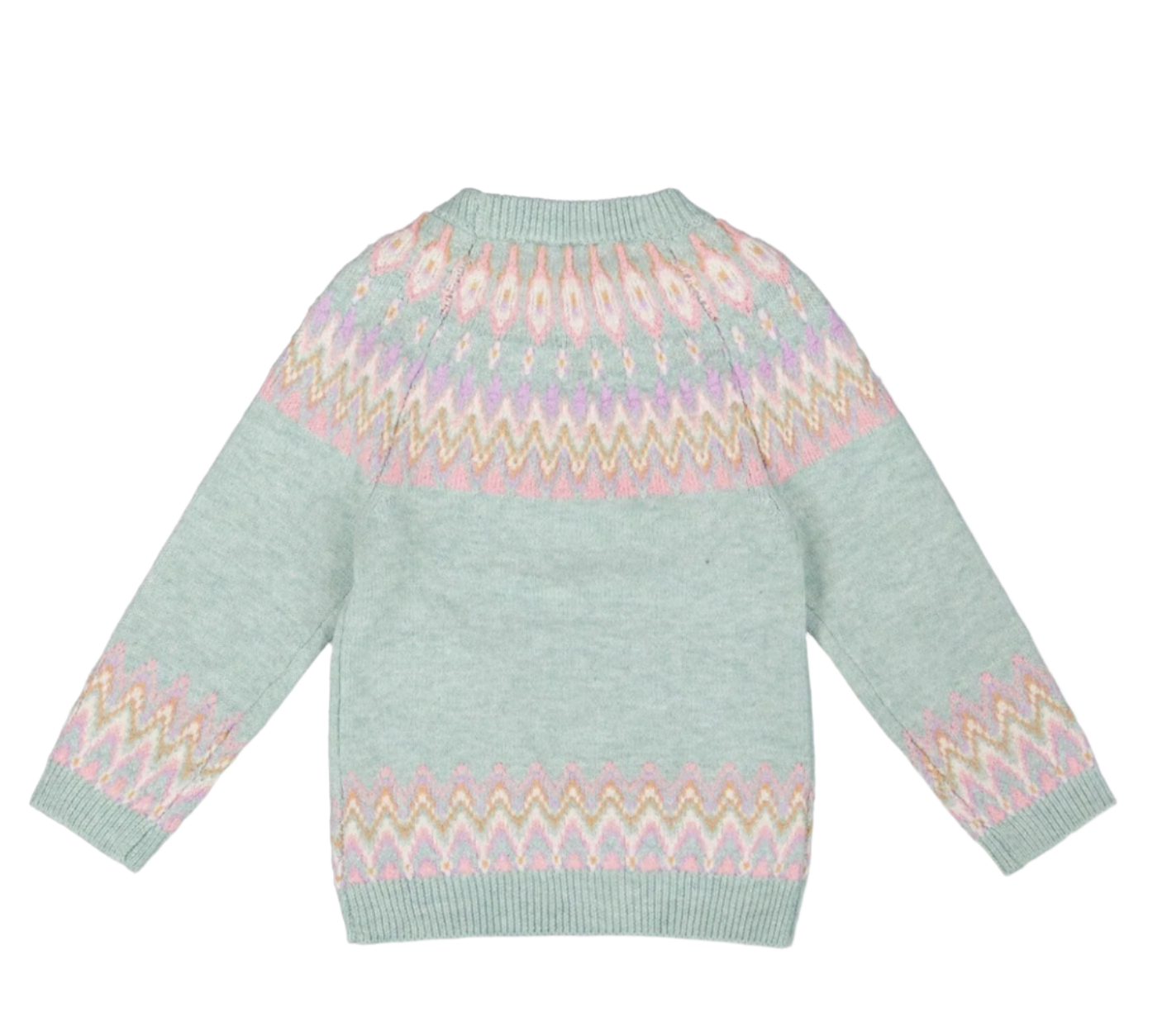 Sweater with Norwegian Jacquard