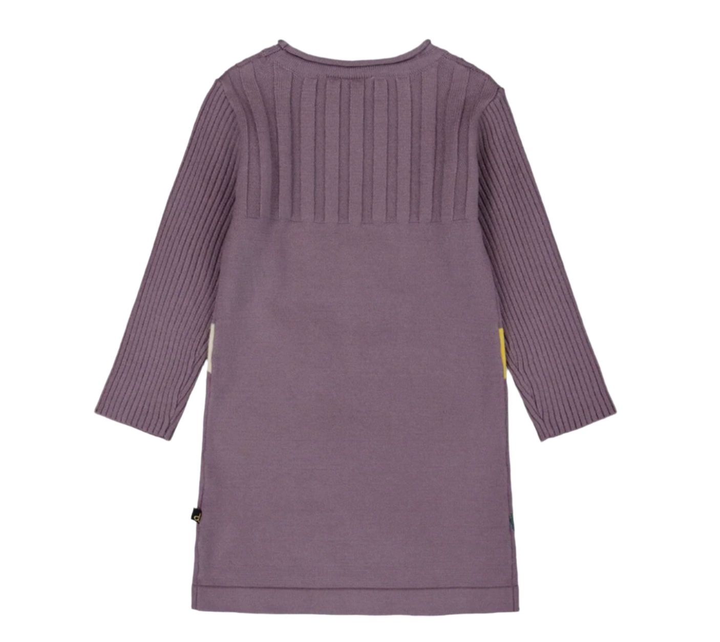 Jacquard Sweater Dress with Polka Dots