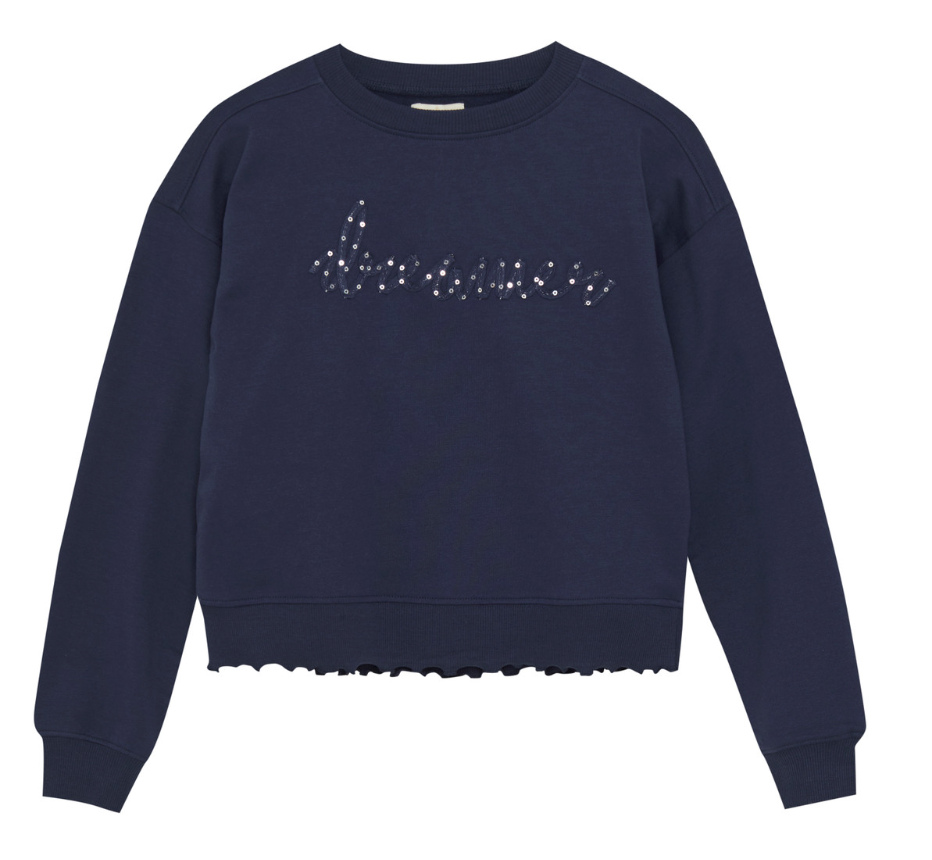 Dreamer Sweatshirt with bottom detail