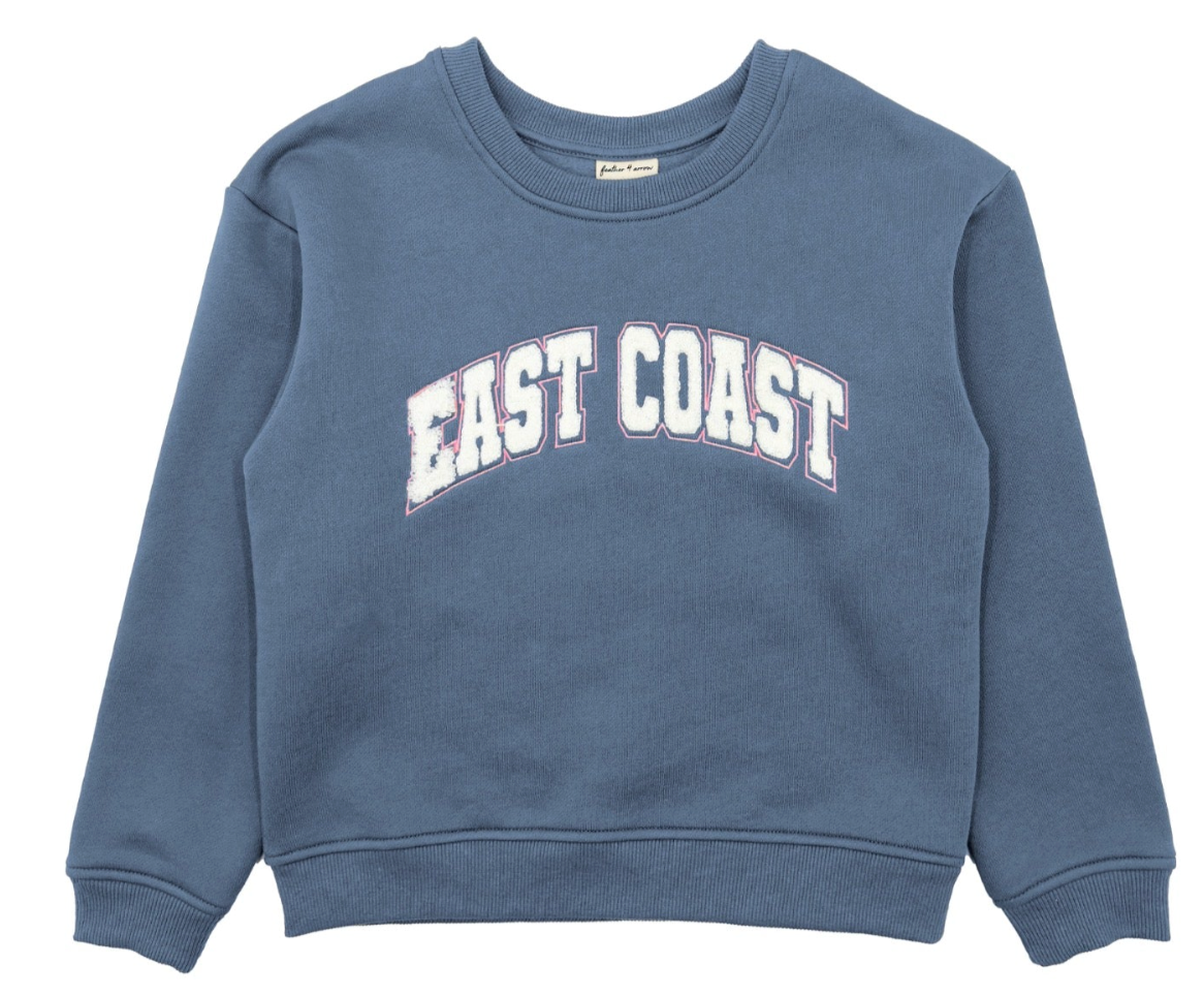 Girls East Coast Oversized Sweatshirt