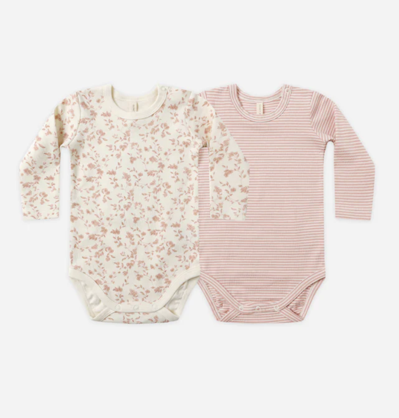 Set of Two Long Sleeve Onesies
