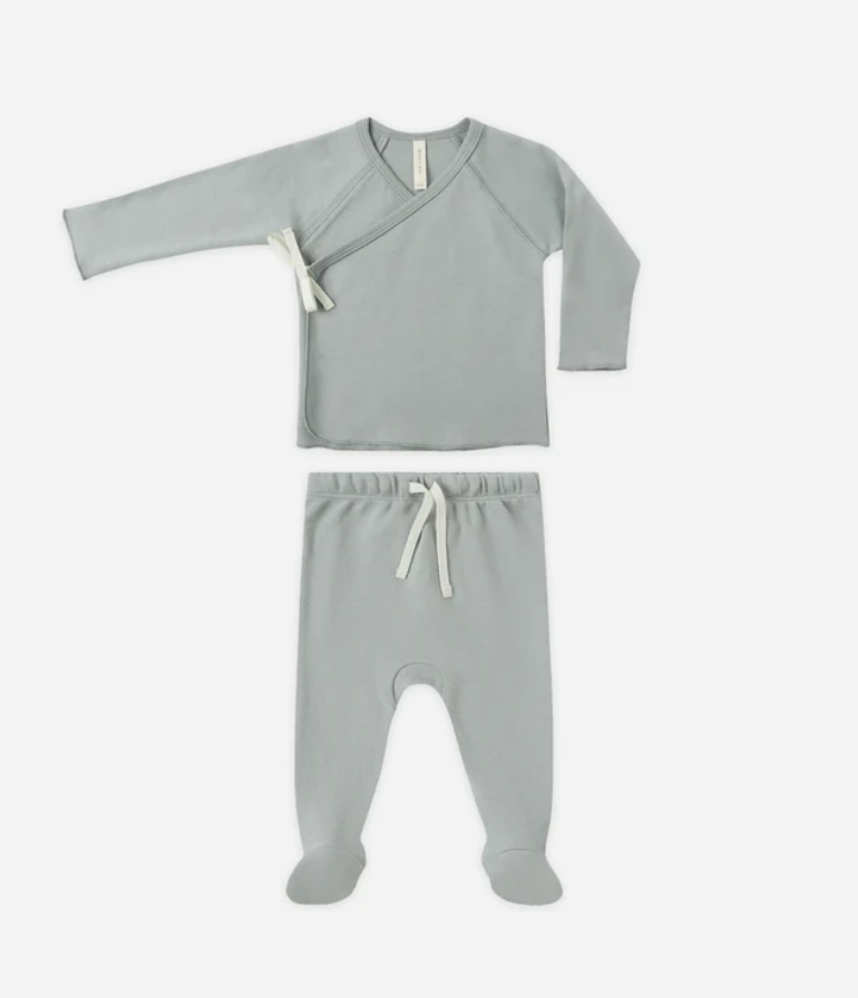 Wrap Top And Footed Pant Take Me Home Set