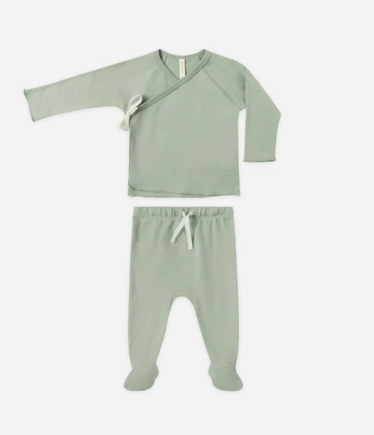 Wrap Top And Footed Pant Take Me Home Set